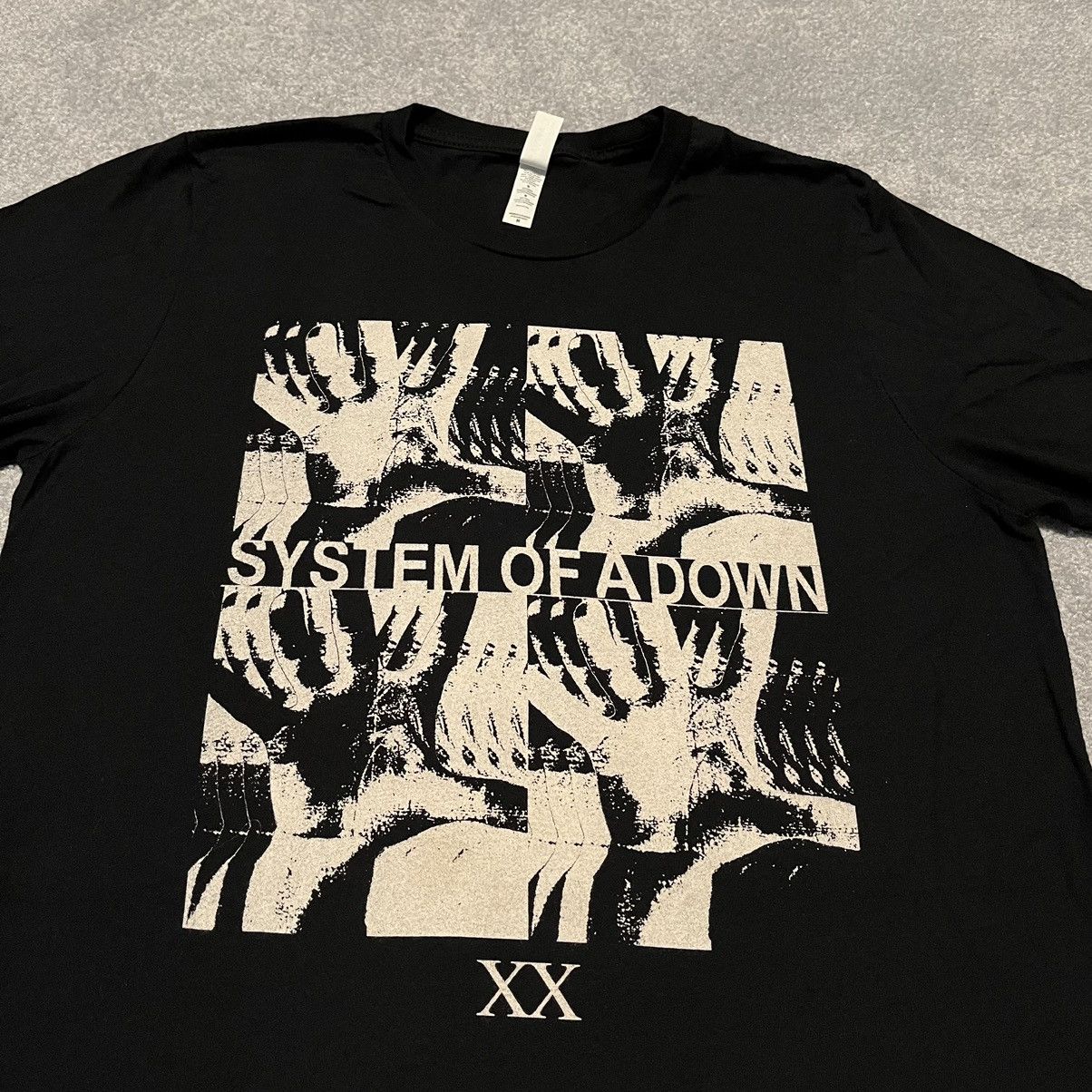 Band Tees System of a Down SOAD Hand Anniversary Band Logo T Shirt XX Size US M / EU 48-50 / 2 - 2 Thumbnail