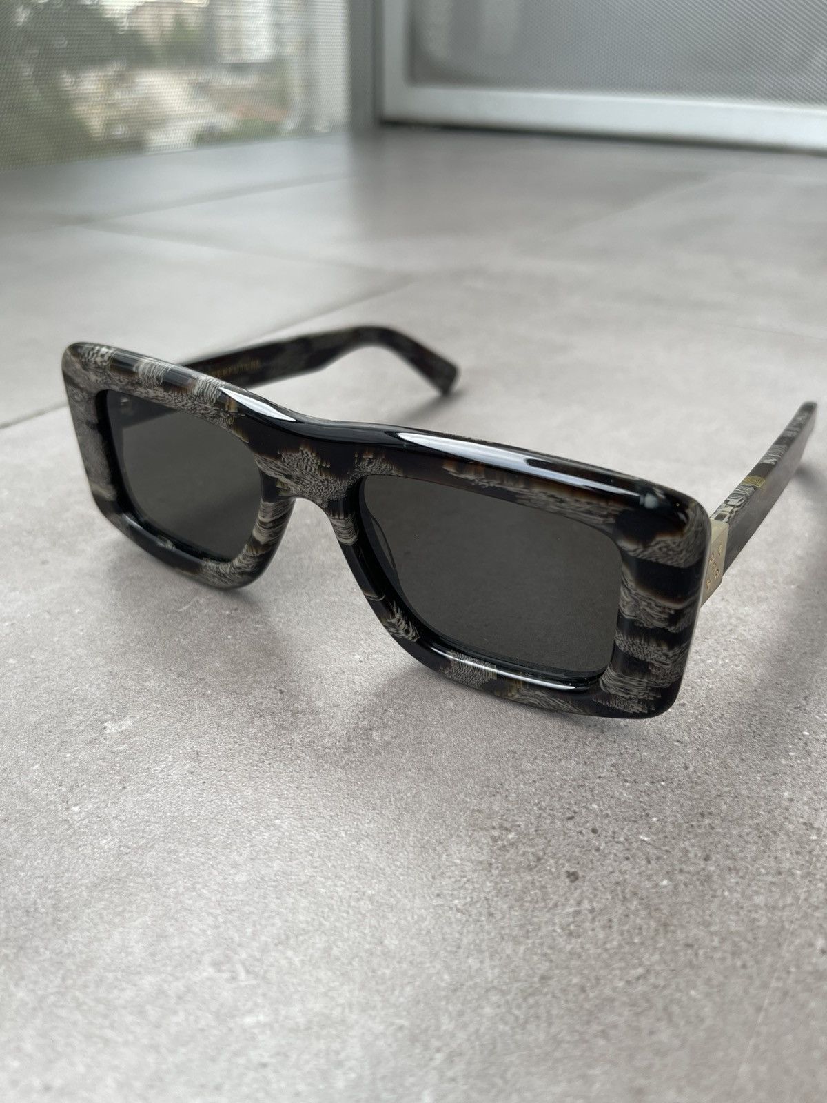Pre-owned Miu Miu Ds! Retrosuperfuture Virgilio Volante Square Sunglasses In Multi