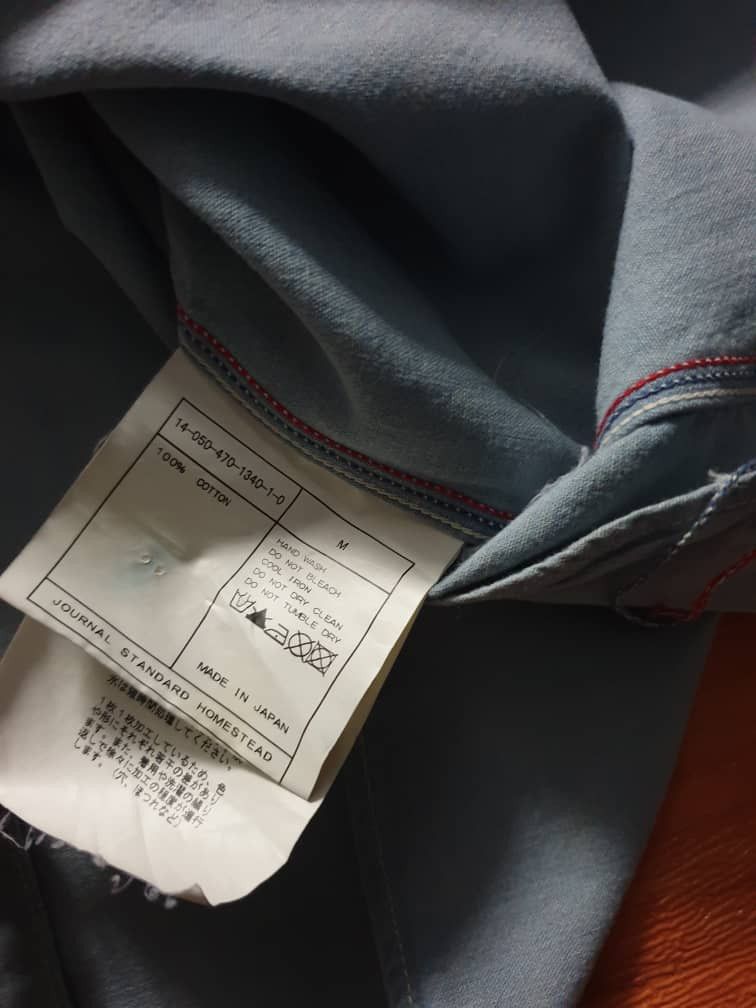 Japanese Brand 💥HOMESTEAD & CO By Journal Standard Selvedge Chambray Shirt Size US M / EU 48-50 / 2 - 3 Thumbnail