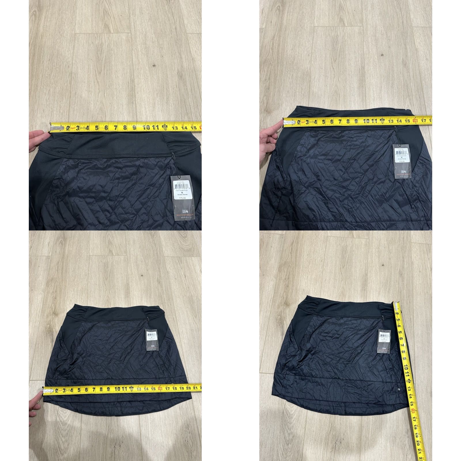 Mountain Hardwear VINTAGE? Wait item is NWT Mountain HardWear Trekkin M Black Insulated Quilted Mini Skirt Snow OL6862 Size 32" / US 10 / IT 46 - 8 Thumbnail