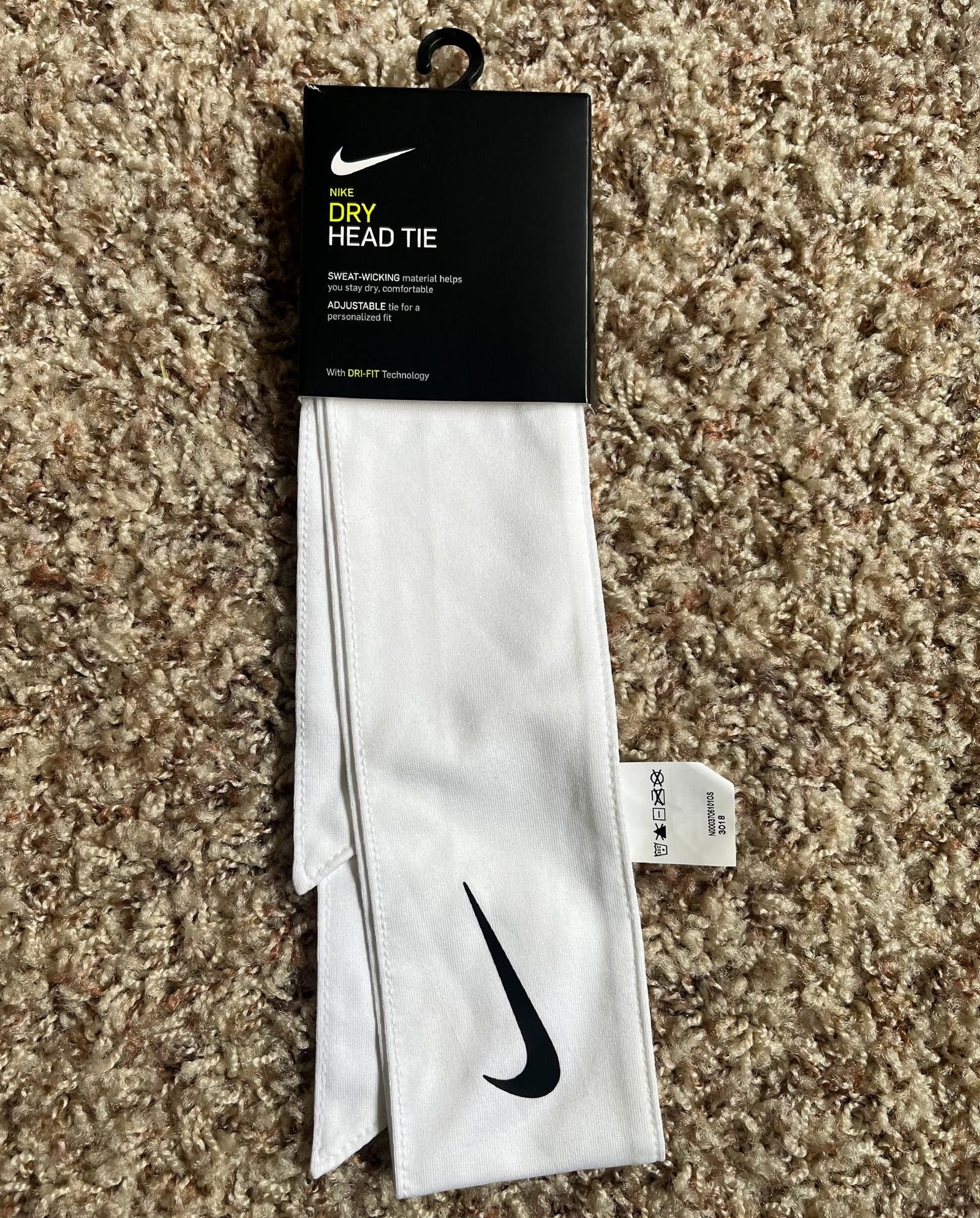 Nike Nike Dry Head Tie White Size ONE SIZE - 1 Thumbnail