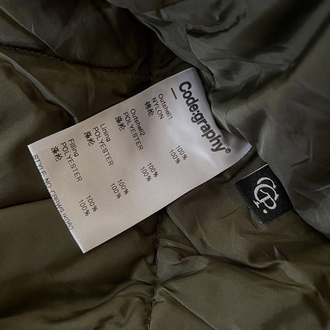 Japanese Brand Codegraphy Fleece Collar 2-WAY Utility MA-1 Jacket Size US M / EU 48-50 / 2 - 12 Thumbnail