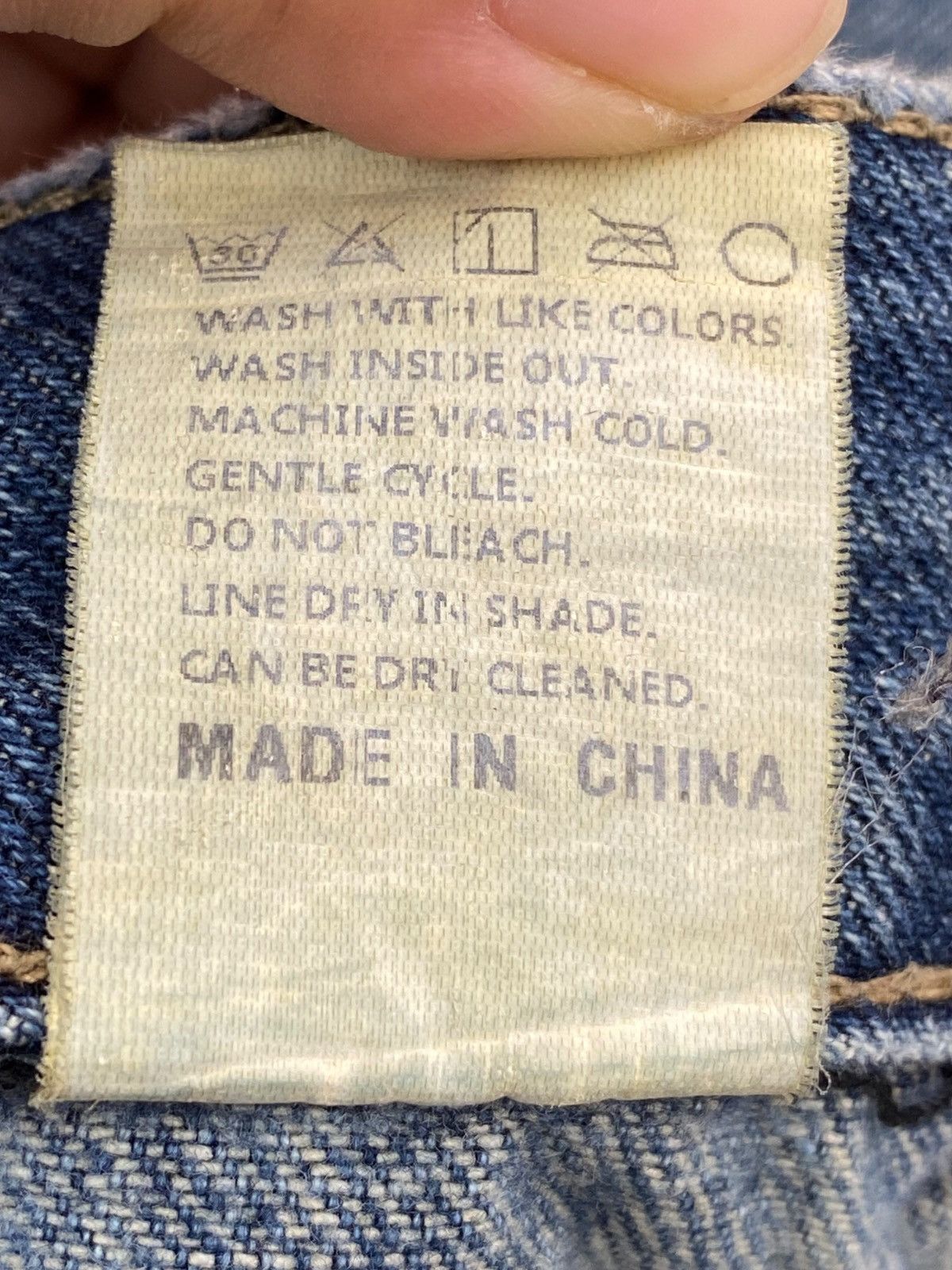 Japanese Brand Japanese Brands Baggy Wide Leg Cargo Jeans Size US 34 / EU 50 - 9 Thumbnail