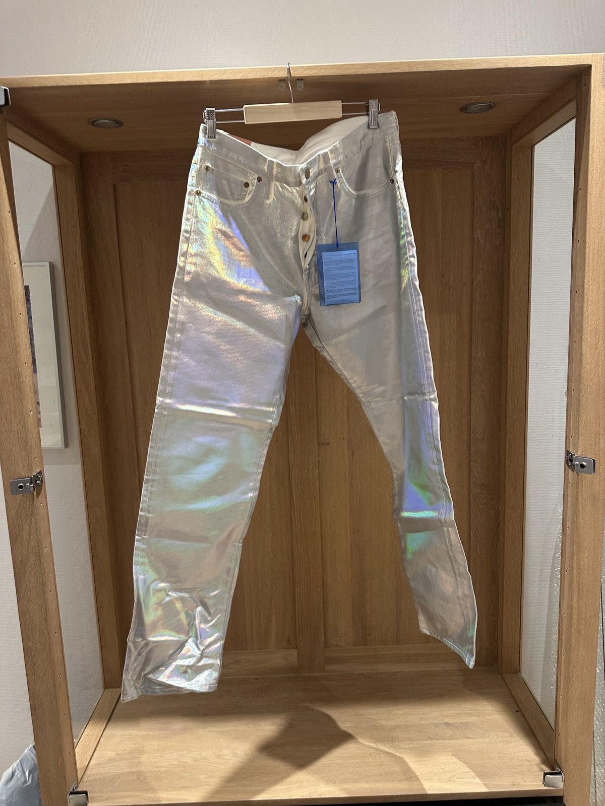 Acne Studios Acne Studios Metallic Jeans Size US 34 / EU 50 - 2 Thumbnail