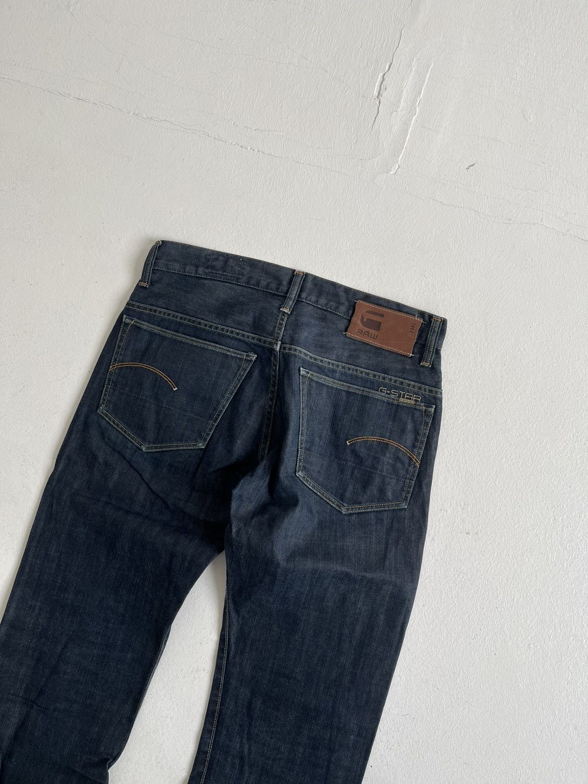 G-Star Vintage G Star Raw navy denim jeans y2k edwin style Size US 32 / EU 48 - 4 Thumbnail