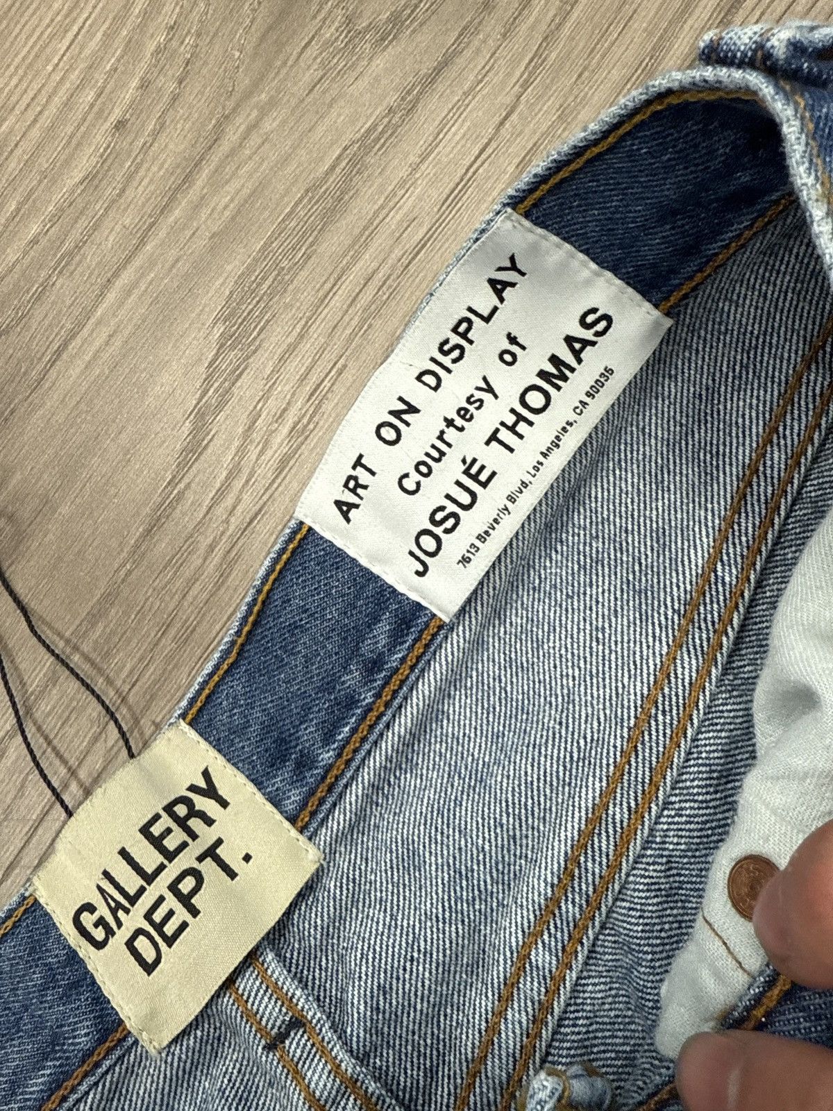 Gallery Dept. Gallery dept bleached denim 30 rare style size Size US 30 / EU 46 - 3 Thumbnail