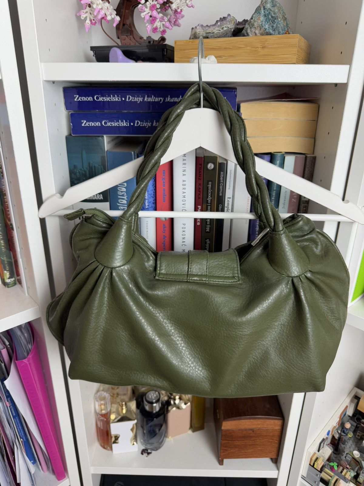 Japanese Brand VIntage y2k leather shoulder hand bag avantgarde opium retro Size ONE SIZE - 2 Thumbnail