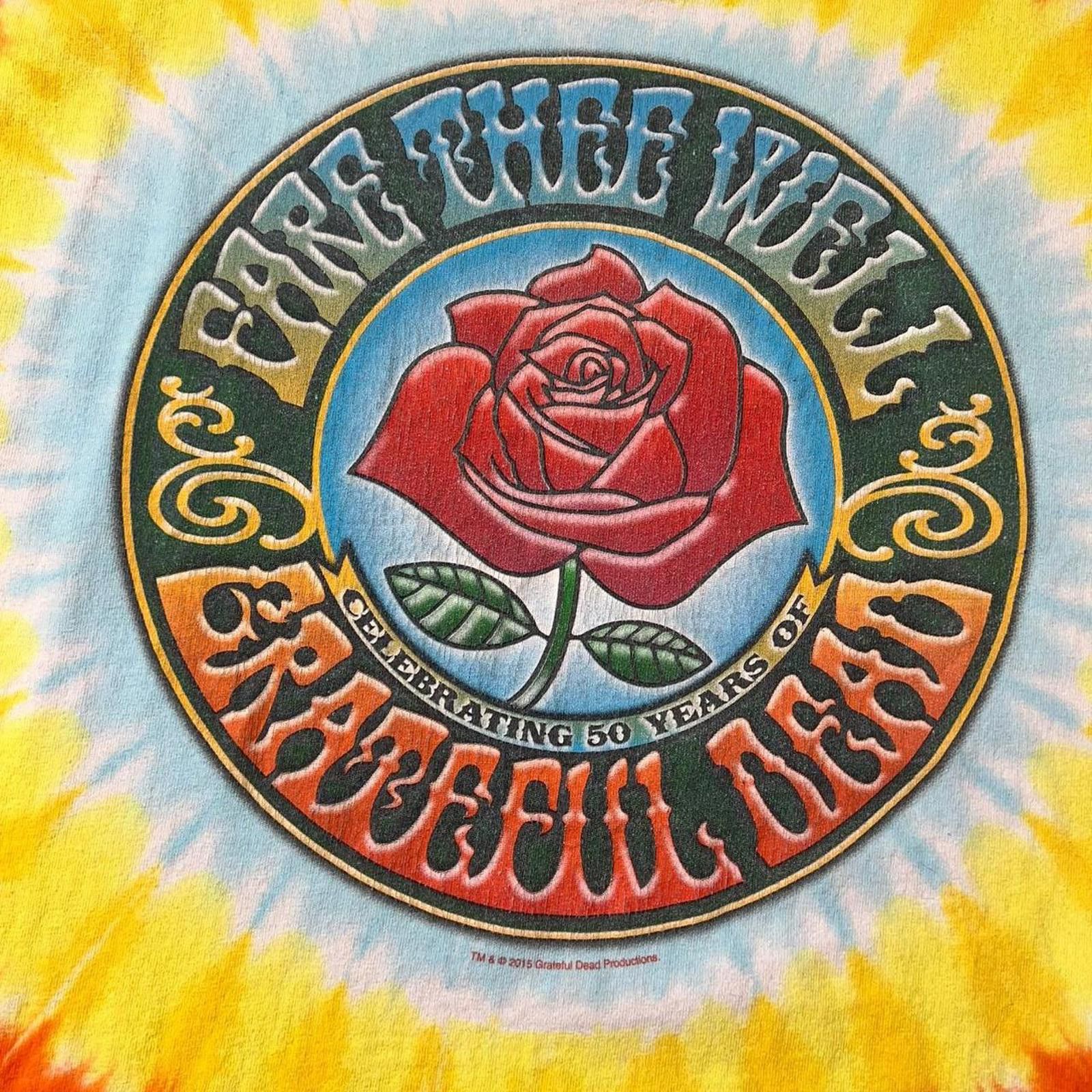 Other Grateful Dead Farewell Tour 2015 Tie dye Tshirt Size US L / EU 52-54 / 3 - 3 Thumbnail