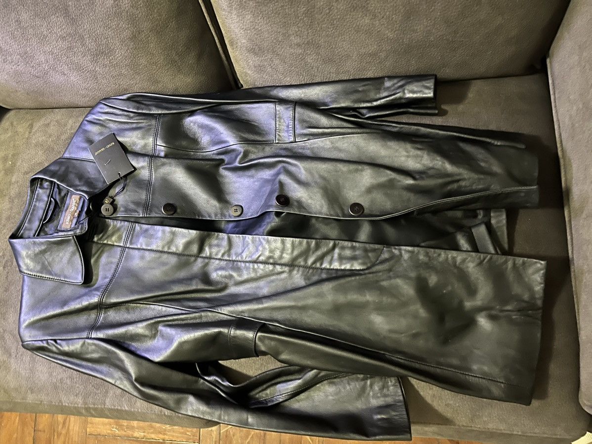 Other Remo Gianni Leather Coat Size XL / US 12-14 / IT 48-50 - 1 Thumbnail