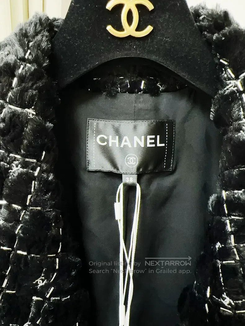 Chanel Chanel 22B autumn and winter preview black diamond plaid t Size XS / US 0-2 / IT 36-38 - 6 Thumbnail