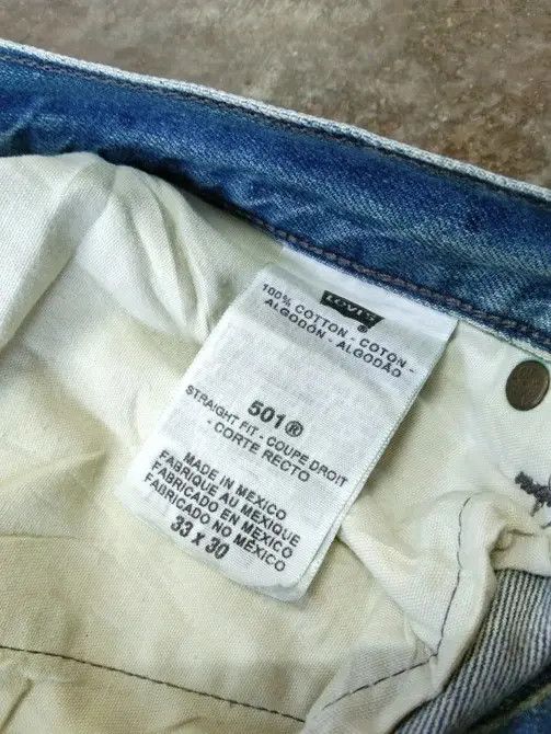 Levi's Vintage Levi's 501 Rusty Wash Distressed Jeans 34x30 Size US 34 / EU 50 - 7 Thumbnail