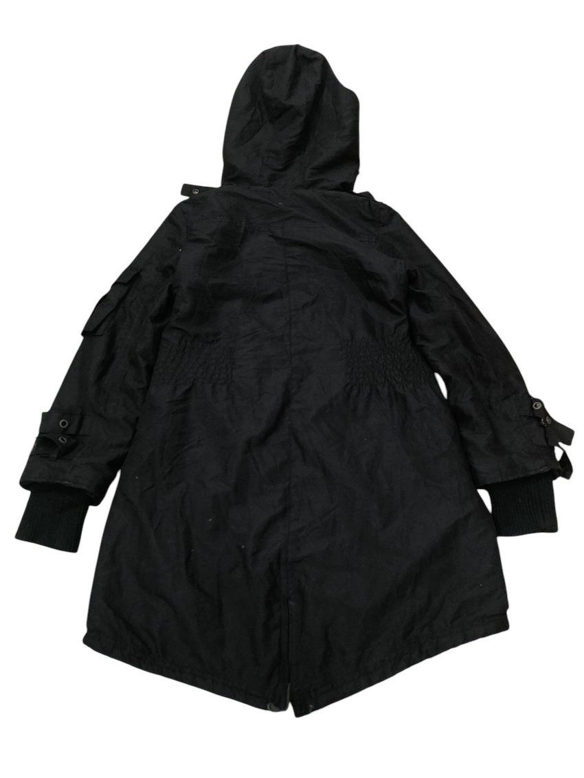 Le Grande Bleu (L.G.B.) JURIANOJURRIE RACCOON FUR BONDAGE GOTHIC PUNK PARKA JACKET Size US S / EU 44-46 / 1 - 7 Thumbnail