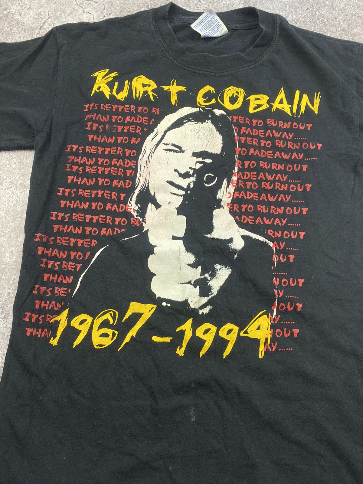 Nirvana Vintage Kurt Cobain 1967-1994 Nirvana Black Band Tee Size US S / EU 44-46 / 1 - 4 Thumbnail
