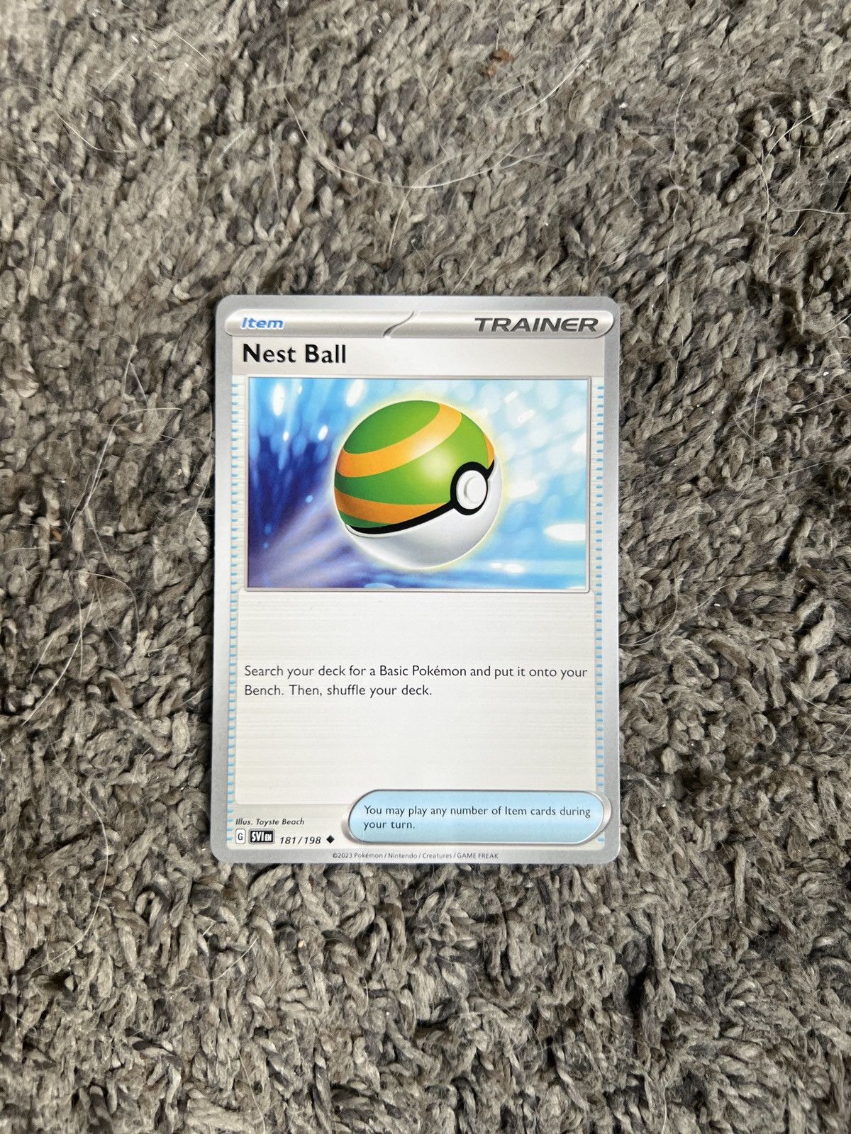 Hypebeast × Nintendo × Pokemon 2023 Pokémon Nest Ball Card Size ONE SIZE - 1 Thumbnail