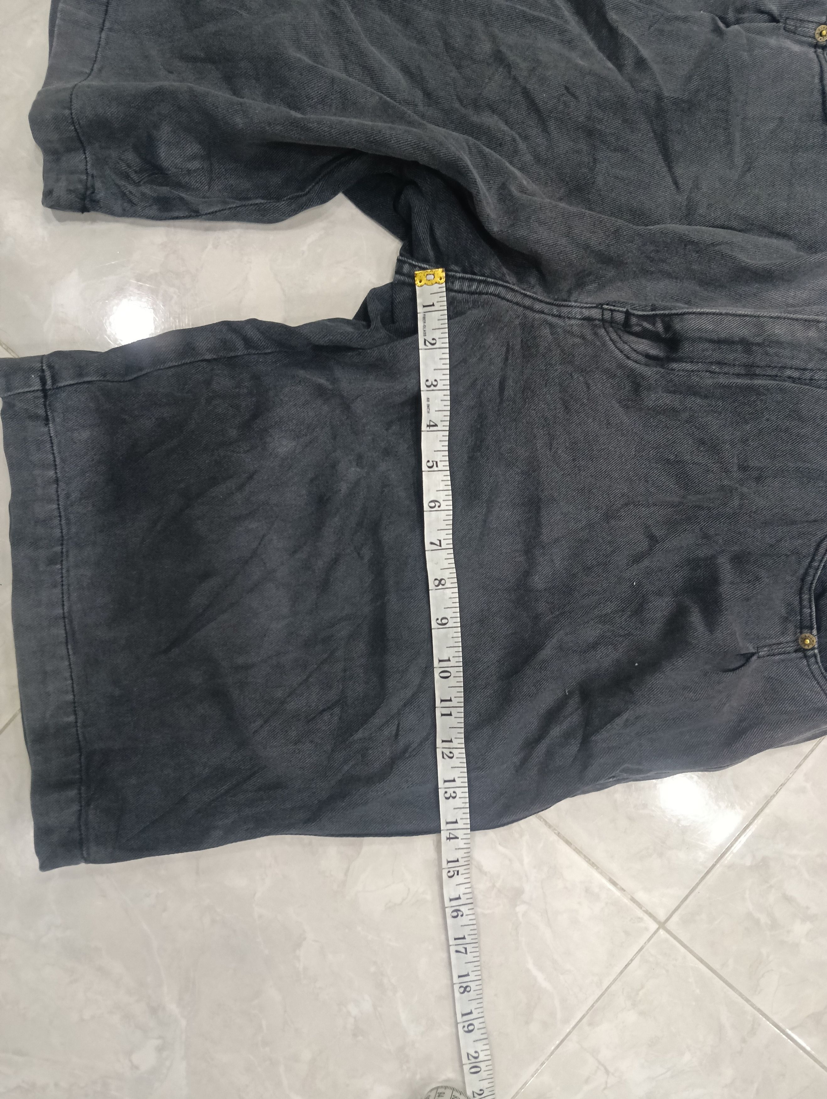 Karl Kani Karl Kani Indigo Dyed Short Baggy Pant Size US 37 - 13 Thumbnail