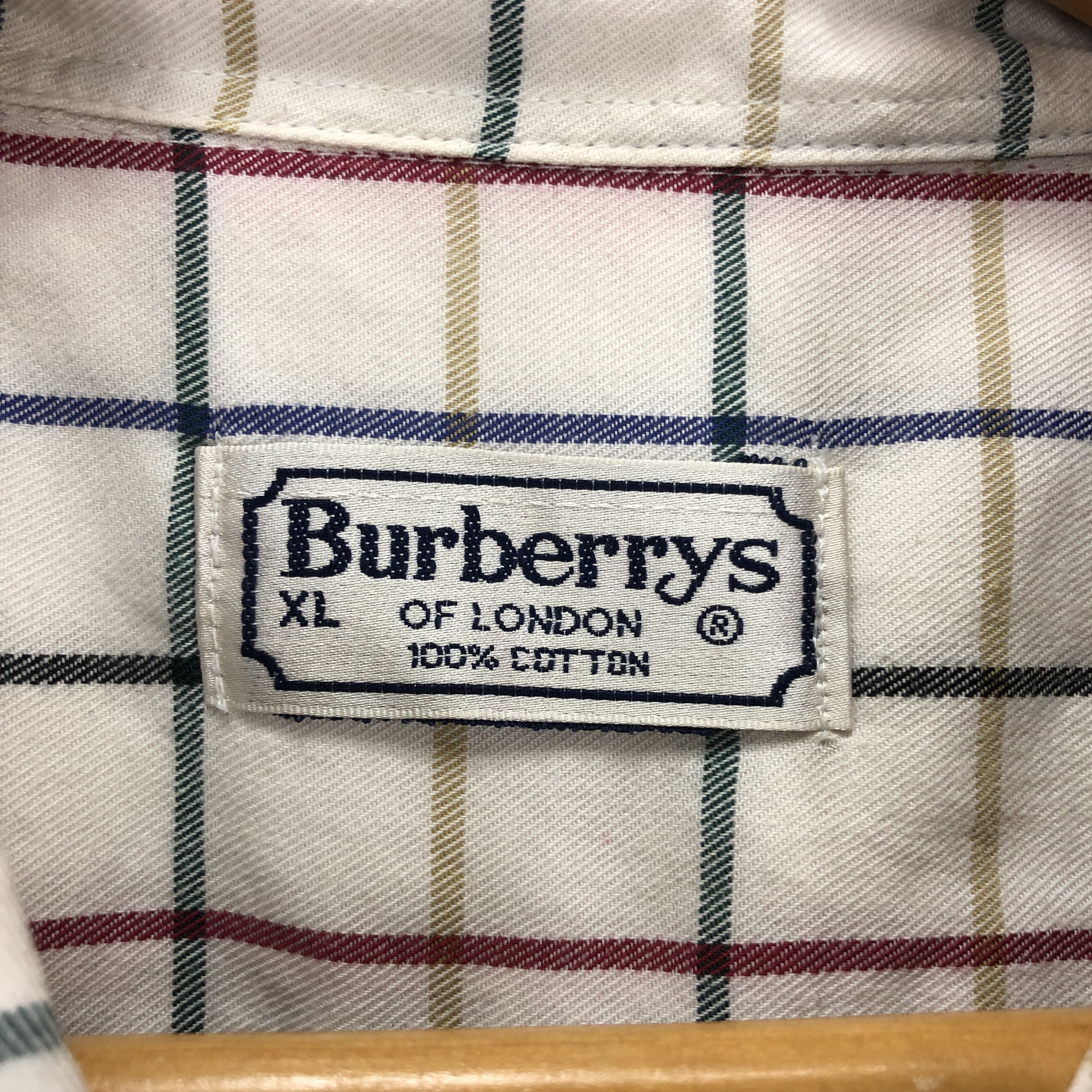 Burberry 90s BURBERRYS OF LONDON Checkered Shirt #1598/02 Size US XL / EU 56 / 4 - 8 Thumbnail