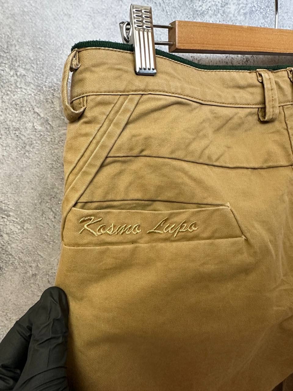 Japanese Brand Kosmo Lupo Beige Chino Pants Stripe Detail Cult Wear Size US 32 / EU 48 - 15 Thumbnail