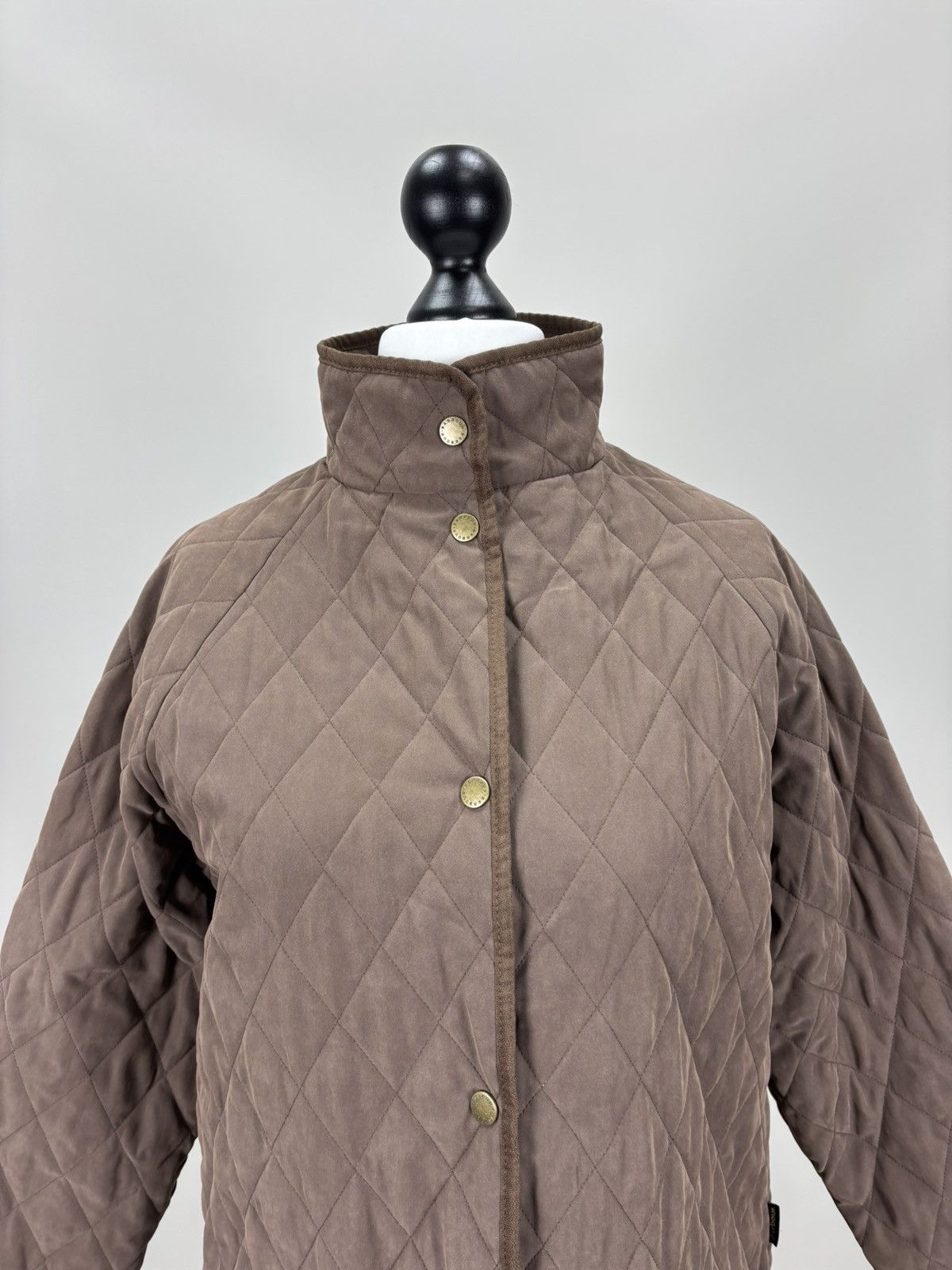 Barbour Womens quilted jacket Barbour Size 38 Color Brown Size XS / US 0-2 / IT 36-38 - 3 Thumbnail