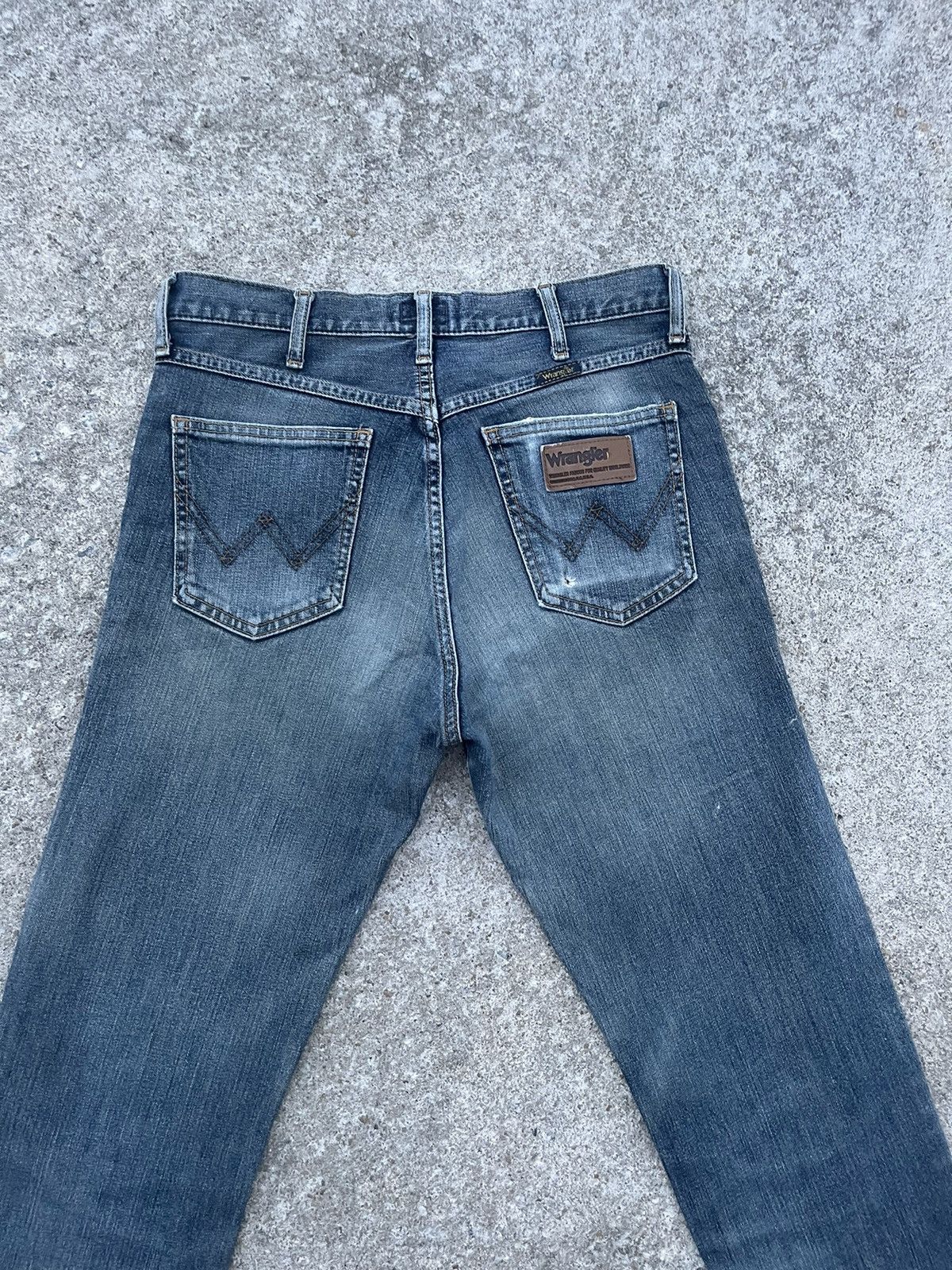 Wrangler 🔥 Wrangler Under License Distressed Denim W32🔥 Size US 32 / EU 48 - 8 Thumbnail