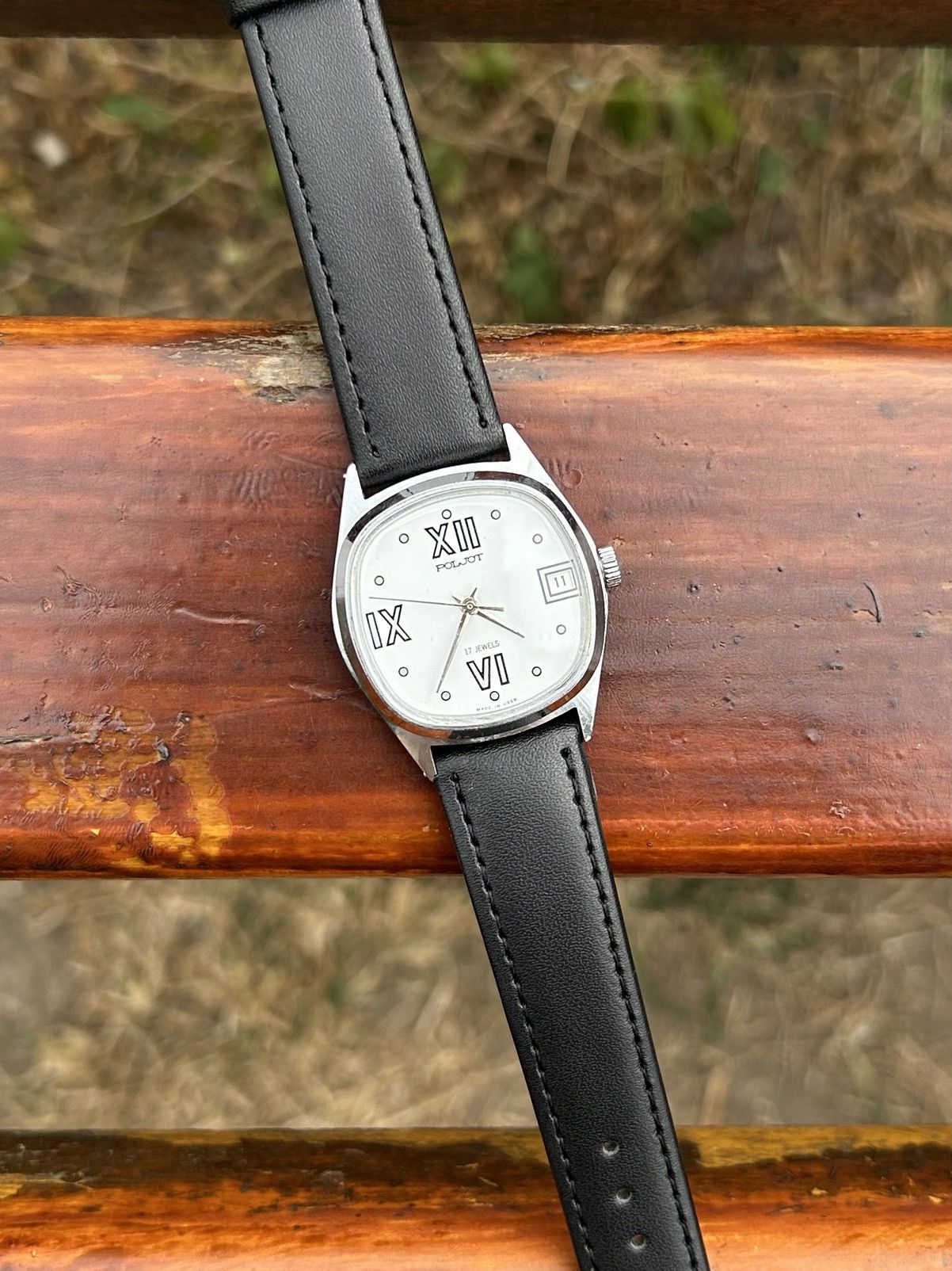 Vintage Vintage Watch Poljot Small USSR Soviet Mechanical 1980s Size ONE SIZE - 14 Thumbnail