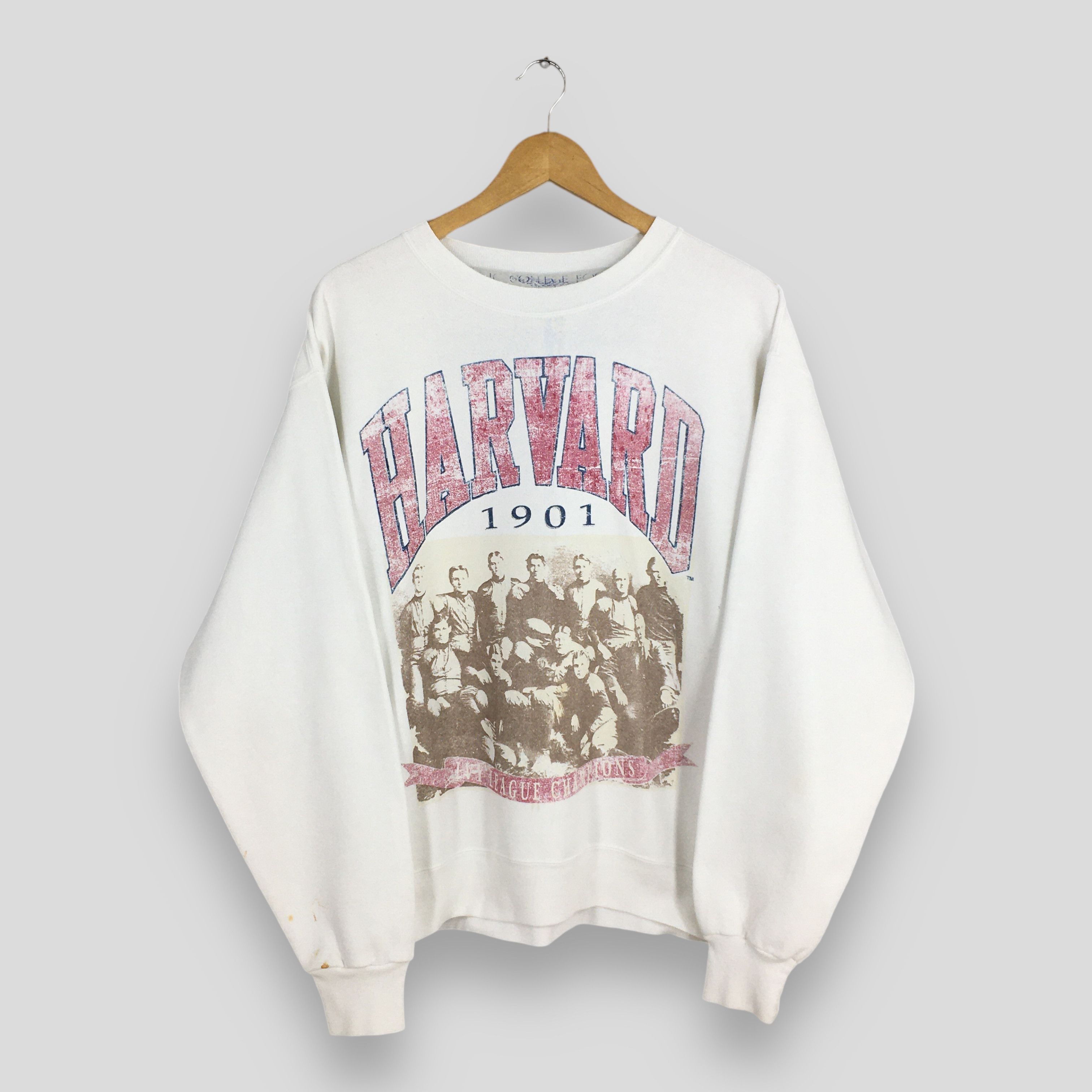 Other Vintage 1990s Harvard University Sweatshirt Large Size US L / EU 52-54 / 3 - 1 Thumbnail