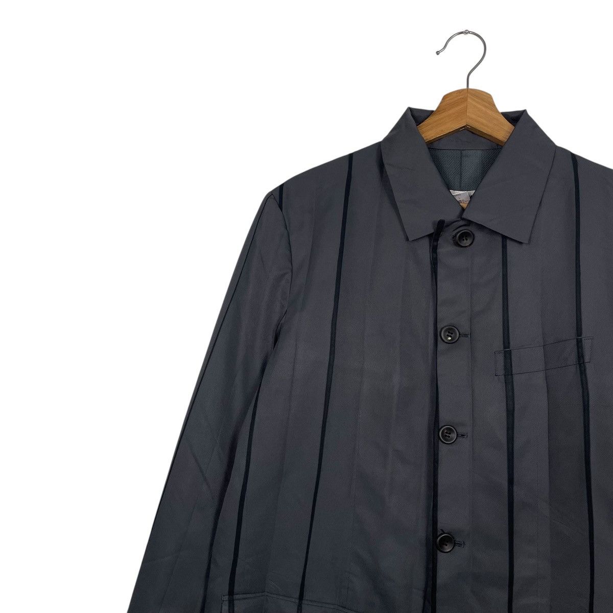 Issey Miyake Nice Design Issey Miyake Pleated Long Coat Size US S / EU 44-46 / 1 - 7 Thumbnail