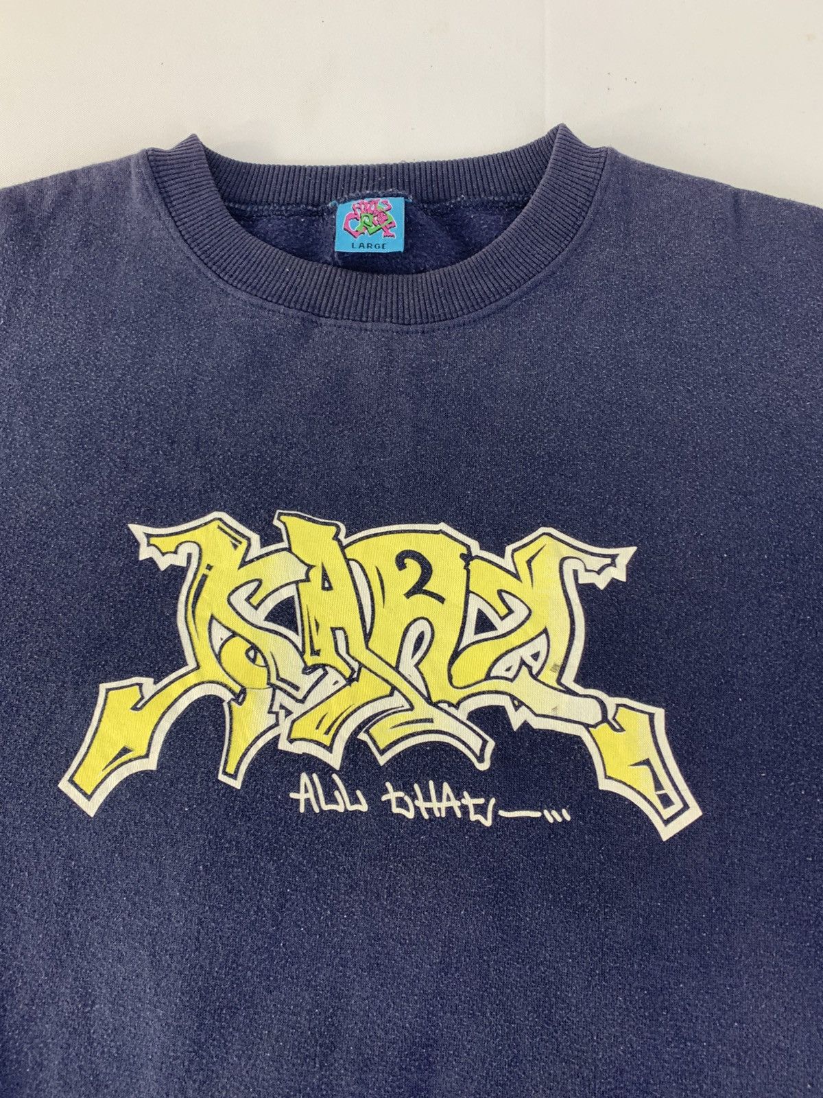 Vintage 90s Pnb Rap All That Crewneck Pullover Sweatshirt Big Logo Size US L / EU 52-54 / 3 - 4 Thumbnail
