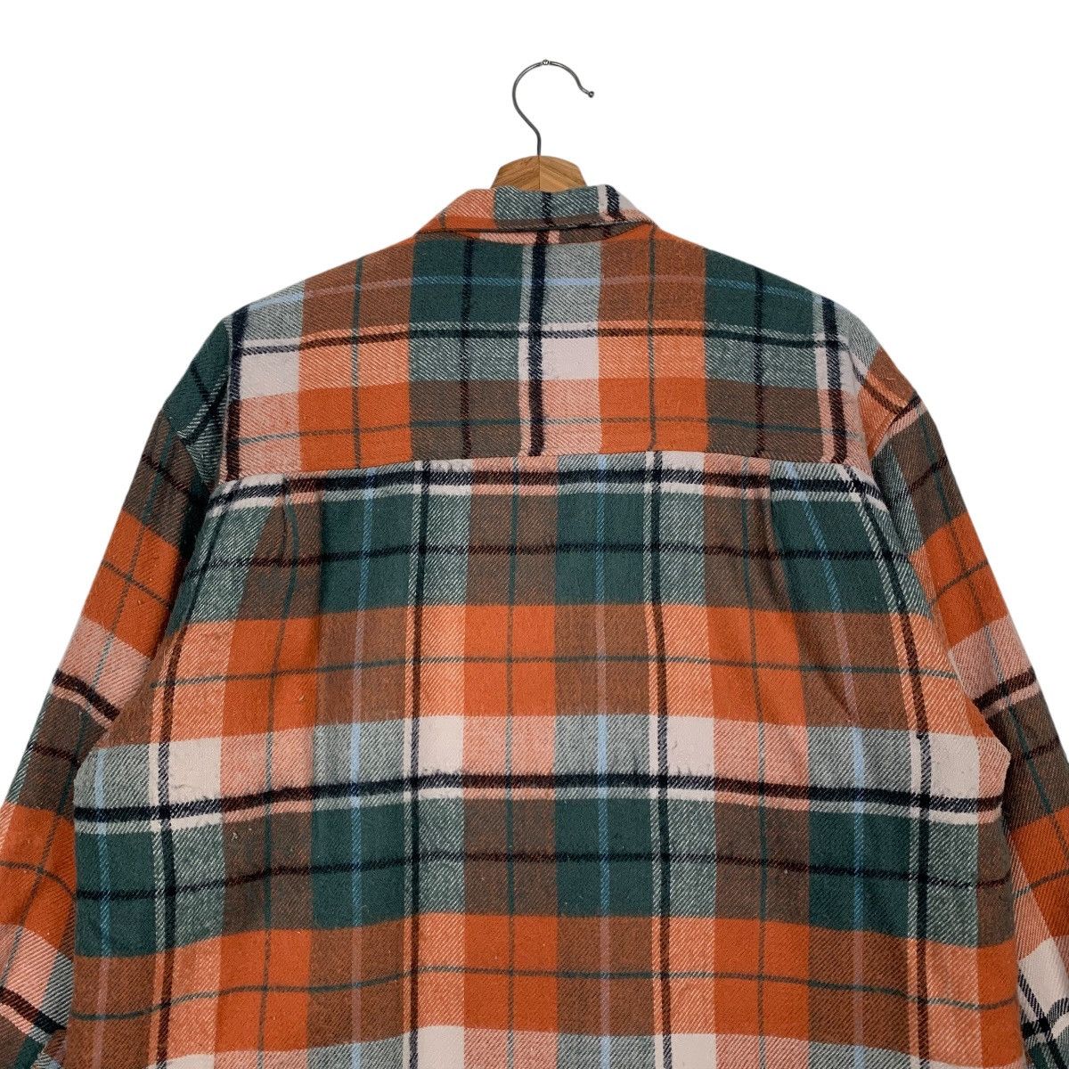 Vintage ACTIVE SCENE Outdoor Wear Check Flannel Jacket #2836-C128 Size US M / EU 48-50 / 2 - 16 Thumbnail