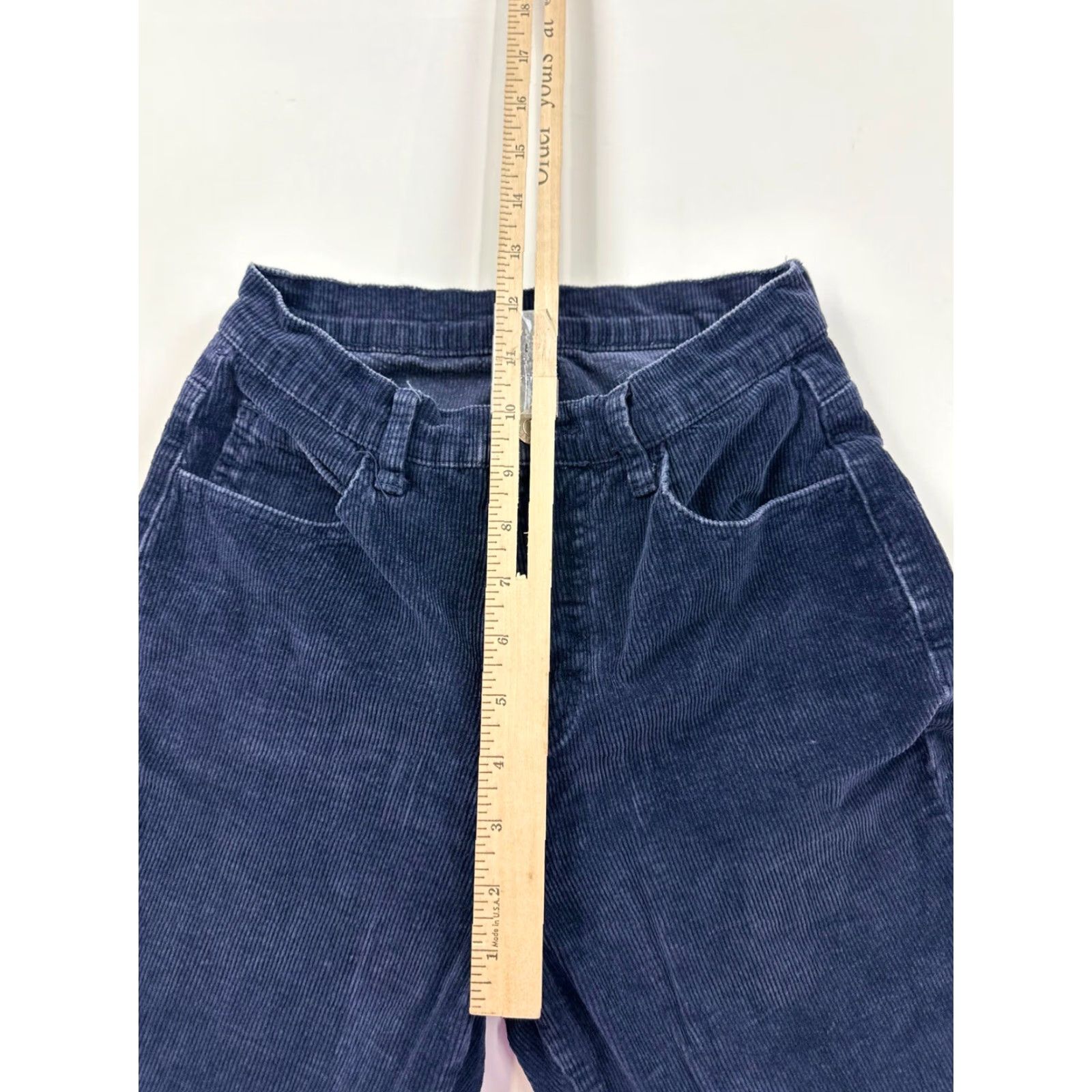 Vintage J.Galt Pants Women’s 2XS Blue High Waisted Corduroy Skinny Ankle Zip 23 in 2XS Womens Teens Regular Size 24" / US 00 / IT 34 - 7 Thumbnail