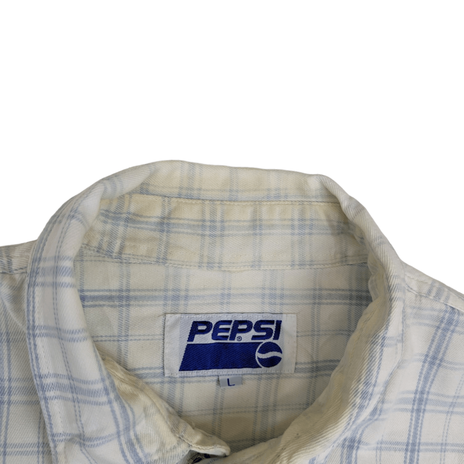 Pepsi Vintage PEPSI Check Button Up Shirt Flannel Cowboy Style Size US L / EU 52-54 / 3 - 10 Thumbnail