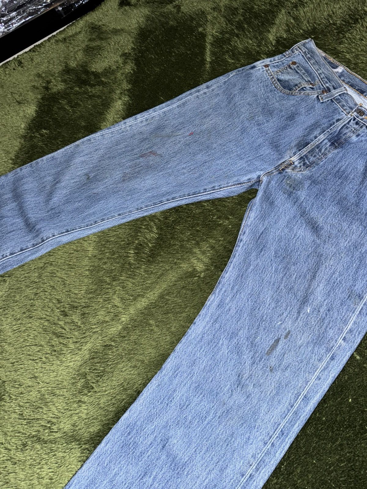 Levi's [W33/L34] Levi’s 501 USA Blank Tab Repair Denim Pants Size US 33 - 6 Thumbnail