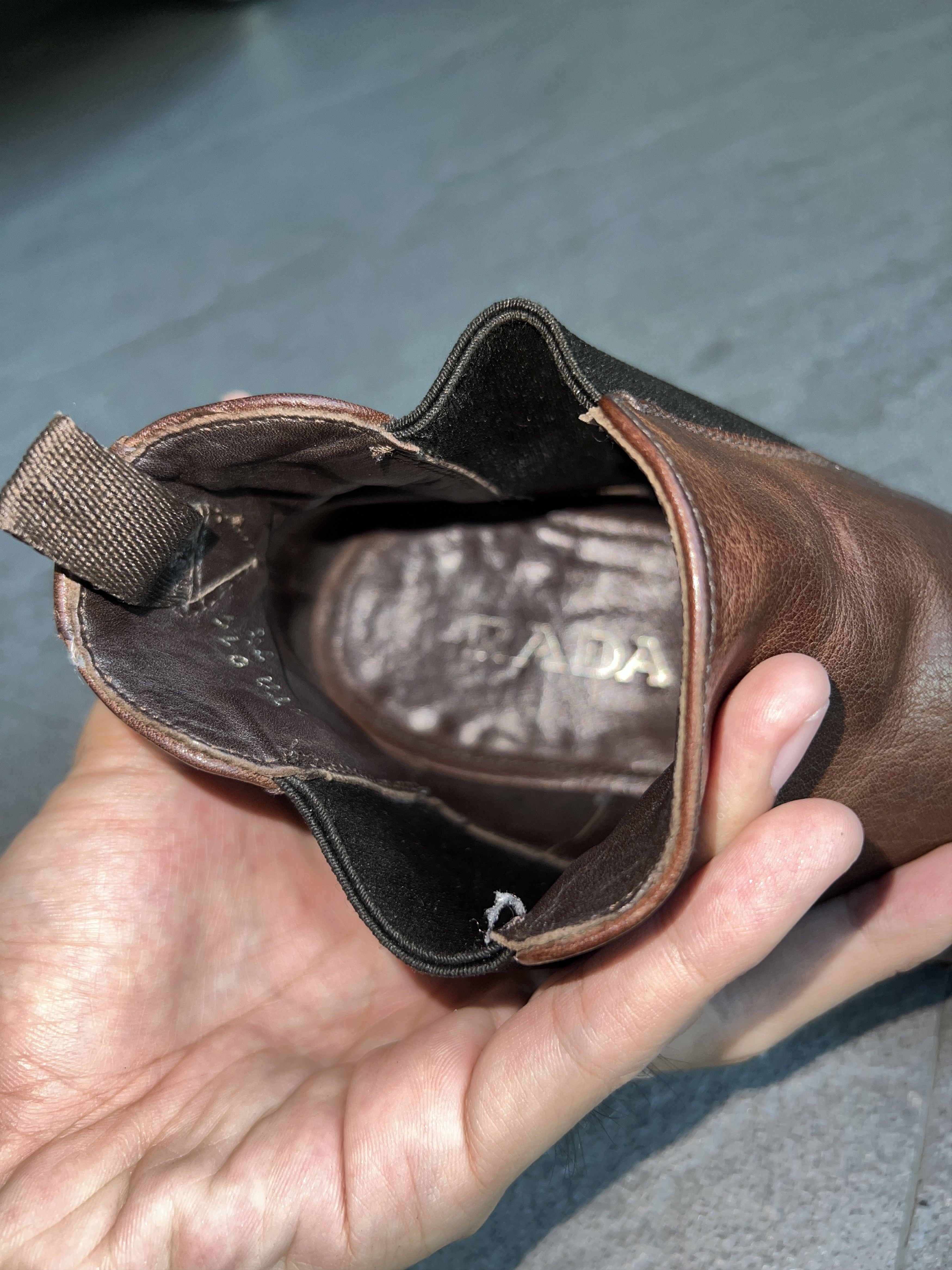 Prada Prada Milano Brown Wingtip Chelsea Boots Size 7.5 Size US 7.5 / EU 40-41 - 14 Thumbnail