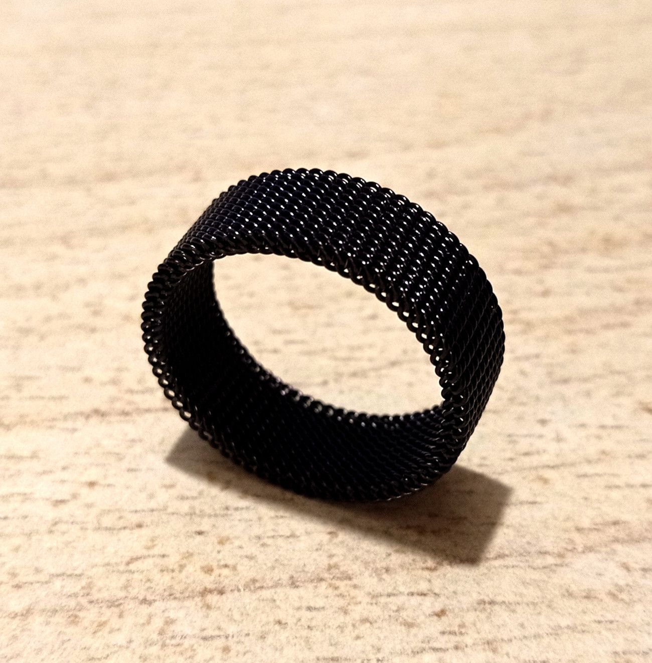 Designer × Japanese Brand × Vintage Punk Goth Myth Chain Net Black Ring Unique Rave Size ONE SIZE - 2 Thumbnail