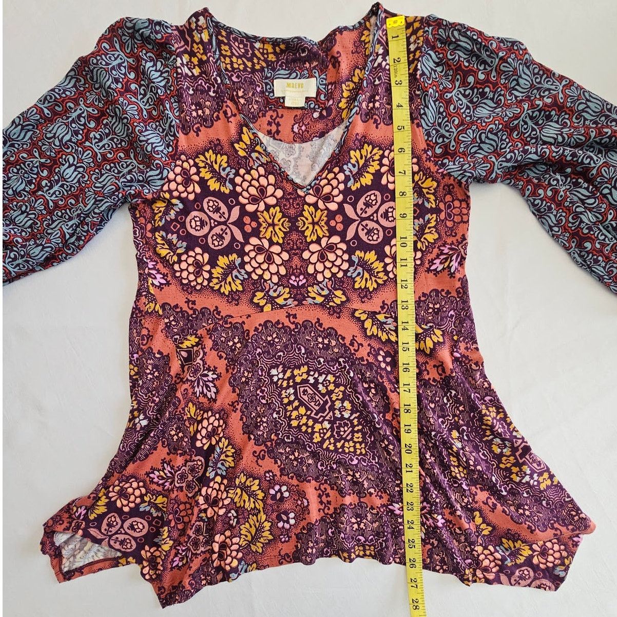 Anthropologie MAEVE Anthropologie Women's Mariella Tuni Shirt Top XS Size XS / US 0-2 / IT 36-38 - 9 Thumbnail