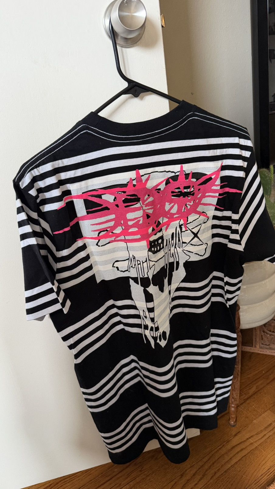 Drain Gang 2022 bladee draingang striped T shirt Size US M / EU 48-50 / 2 - 2 Thumbnail