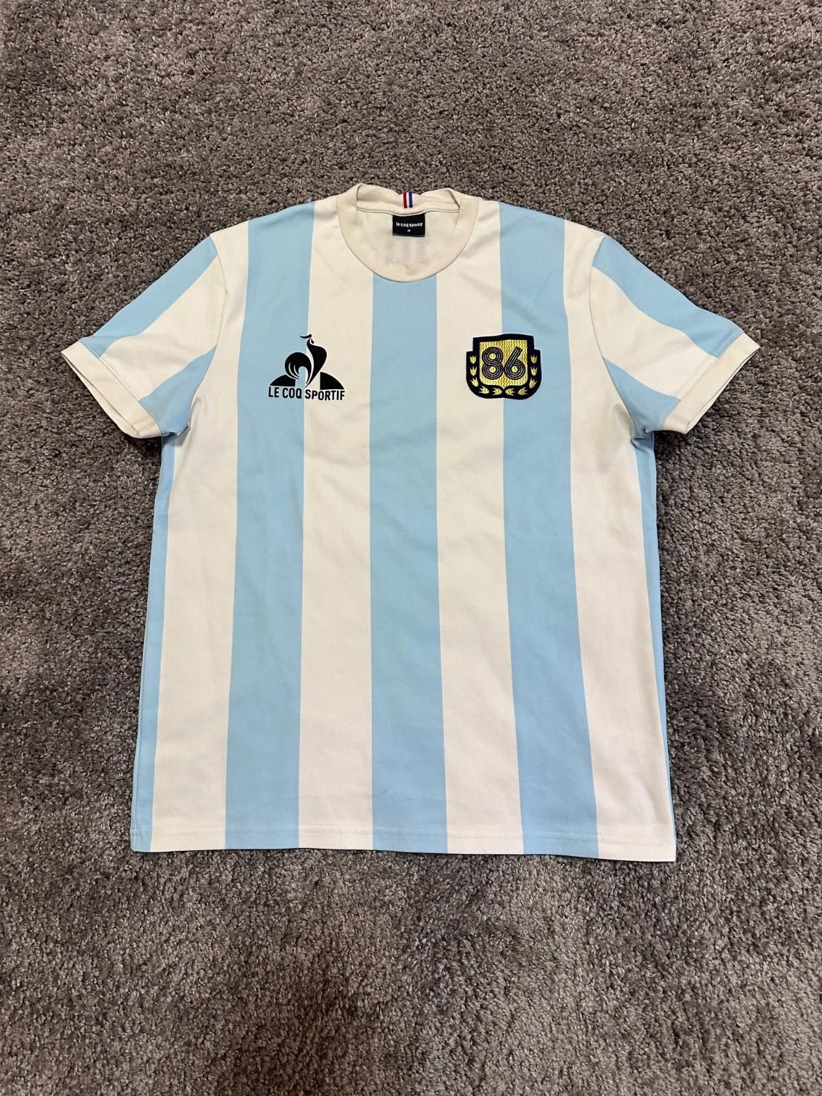 Le Coq Sportif Argentina Le Coq Sportif Maradona#10 Shirt Jersey Size M Size US M / EU 48-50 / 2 - 1 Thumbnail
