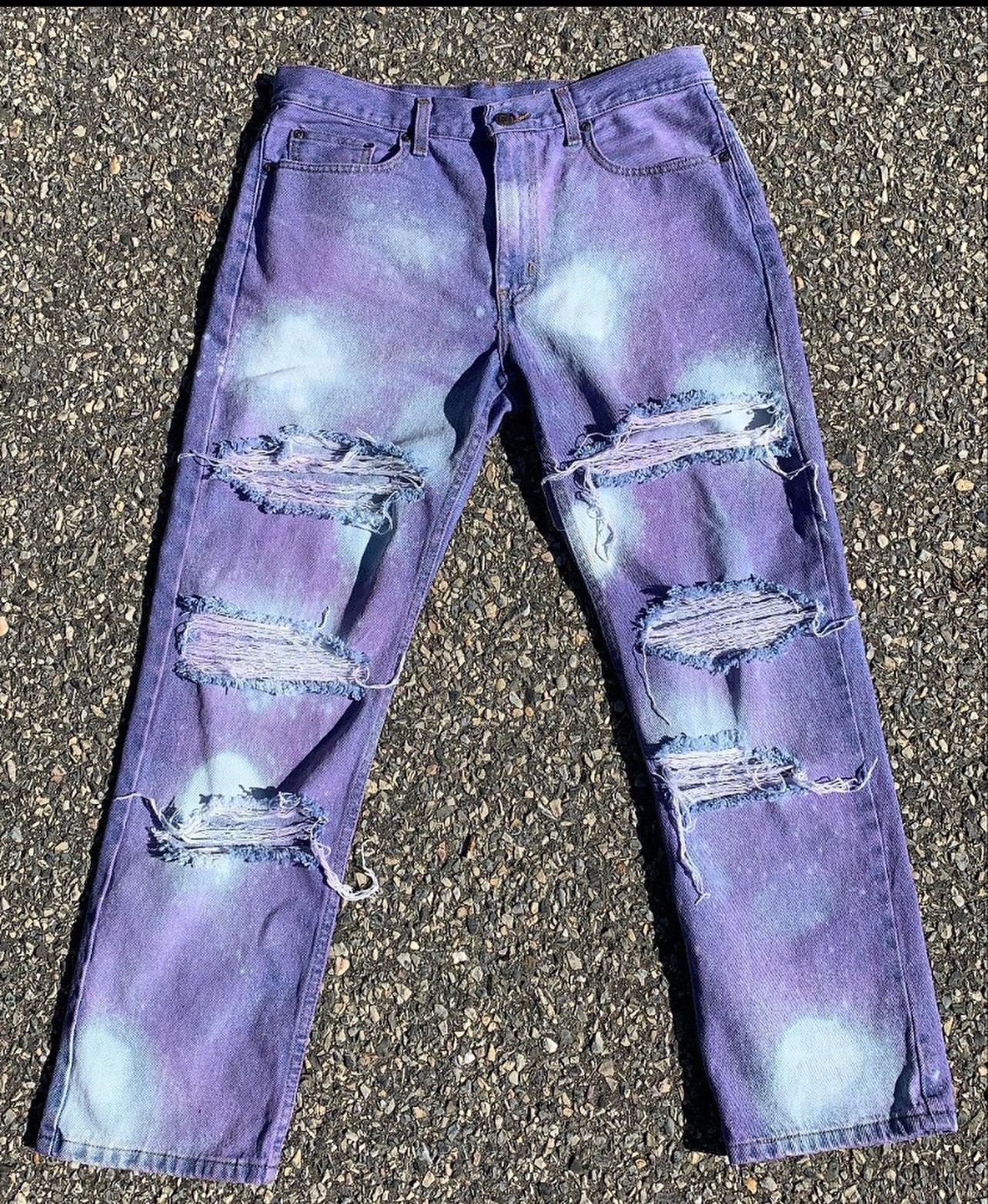 PURPLE WASHED DENIM