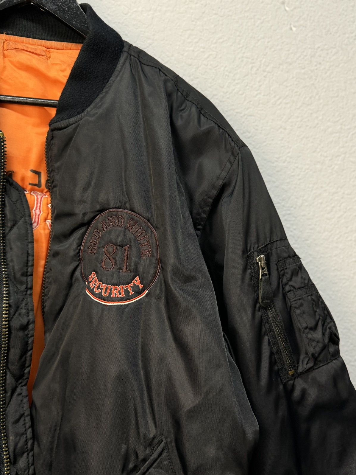 Alpha Industries OKAMOTO Security INDUSTRIES MA1 BOMBER JACKET FADED COLORS Size US L / EU 52-54 / 3 - 9 Thumbnail