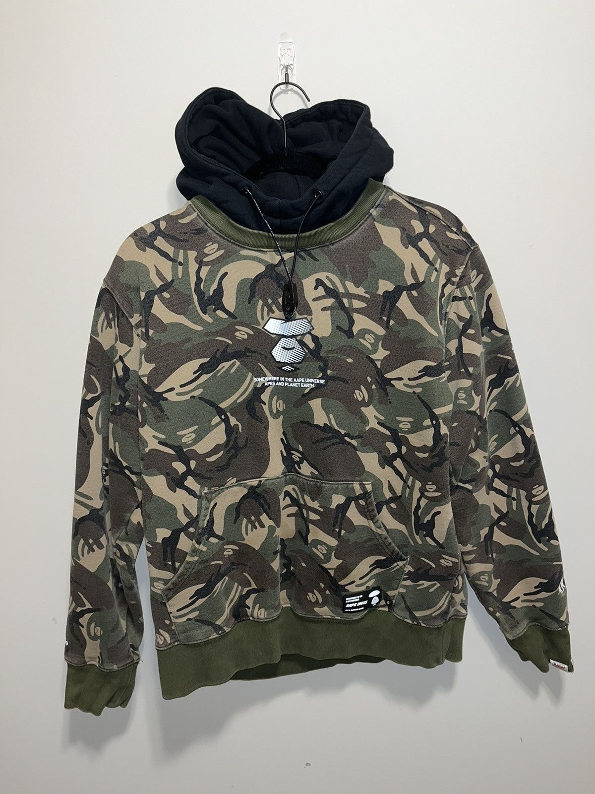 Aape × Bape Aape Camo Hoodie Size US XL / EU 56 / 4 - 1 Thumbnail