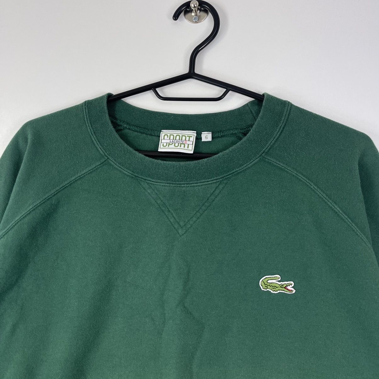 Lacoste Mens Vintage Lacoste sweatshirt luxury Size US XL / EU 56 / 4 - 2 Thumbnail