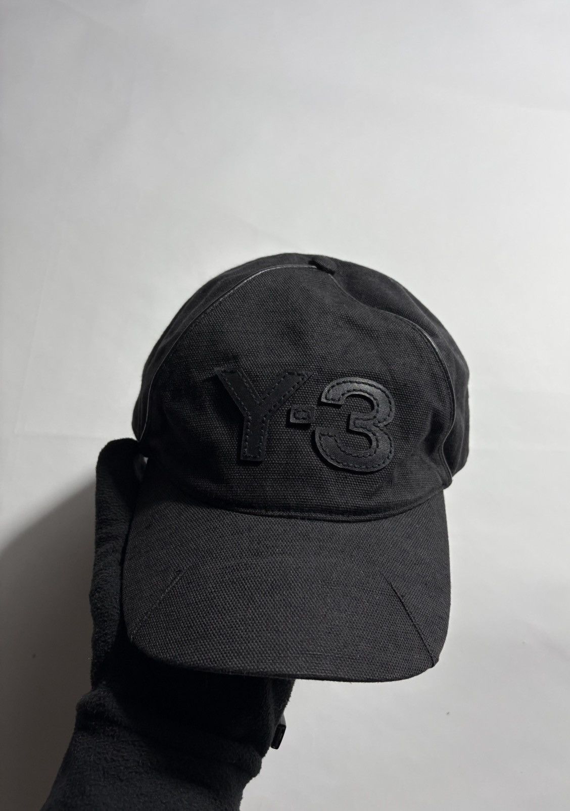Y-3 Y-3 BY YOHJI YAMAMOTO UNCONSTRUCTED CANVAS CLOSE CAP Size ONE SIZE - 1 Thumbnail