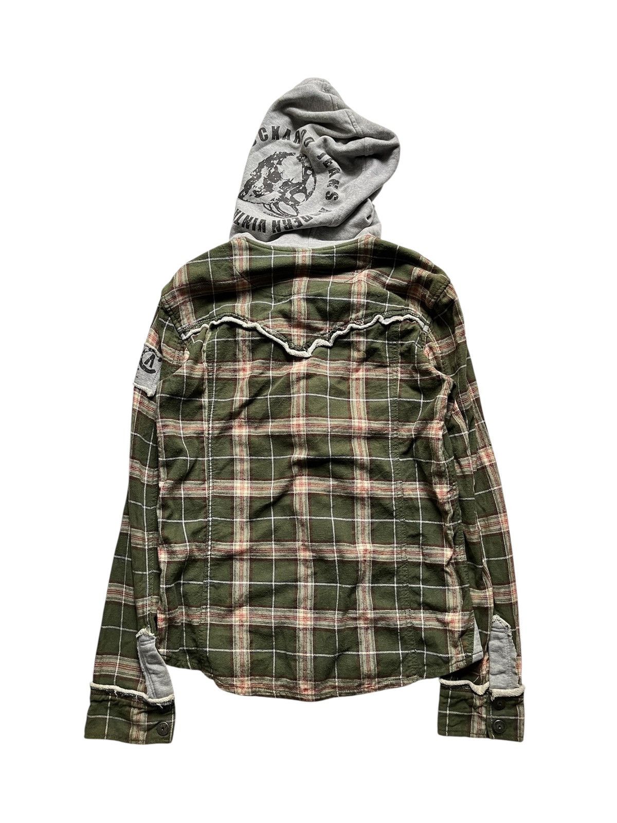 BUCKAROO Buckaroo crazy distressed flanel hoodie Size US L / EU 52-54 / 3 - 2 Thumbnail