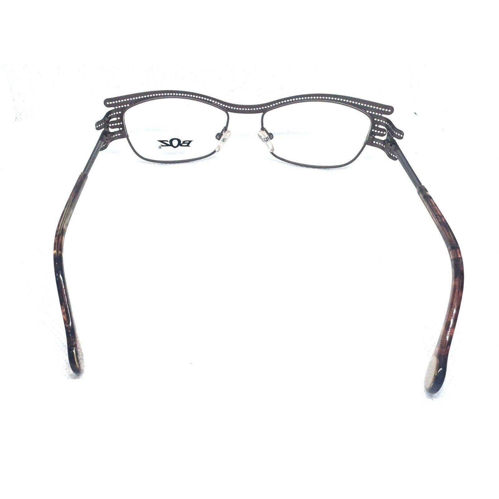 J.F. REY BOZ TATOO 9050 BROWN AUTHENTIC EYEGLASSES FRAME RX 52 17 Size ONE SIZE - 9 Thumbnail