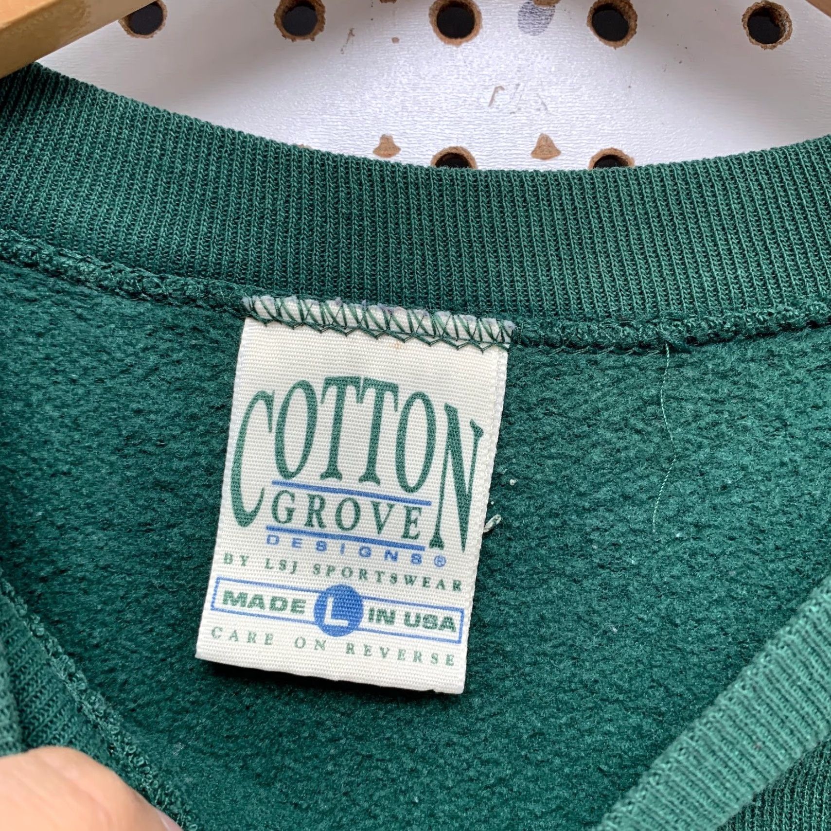 Vintage VINTAGE Cotton Grove Sweatshirt Mens L Green Eagle Nature USA Outdoor Cotton Grove Sweatshirt Animals Bird Nature USA L Mens Green Vintage Size US L / EU 52-54 / 3 - 3 Thumbnail
