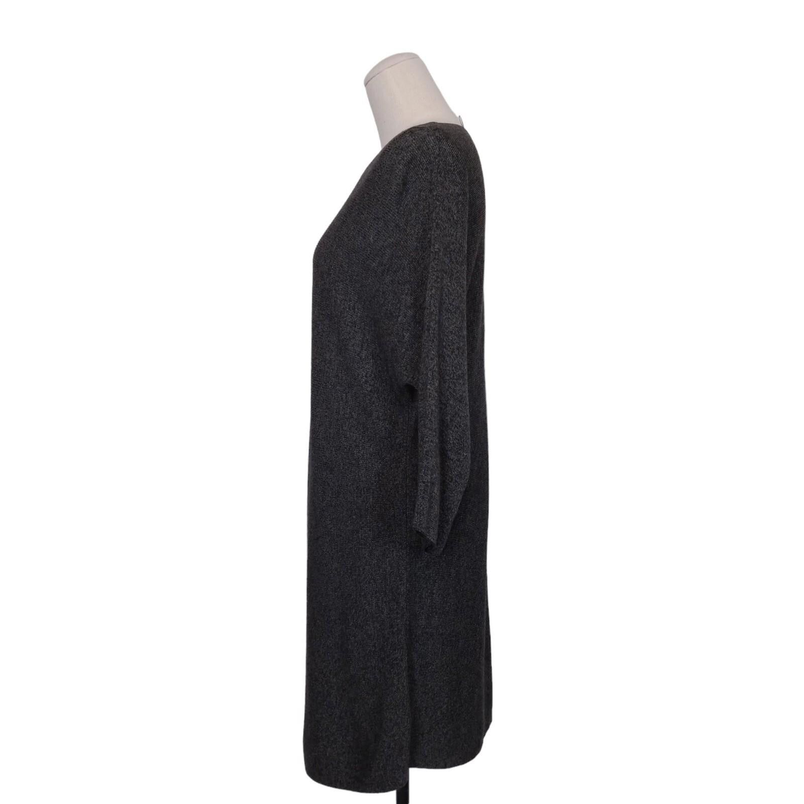 Eileen Fisher Eileen Fisher Merino Wool Blend Tunic Gray Sz Small Size S / US 4 / IT 40 - 3 Thumbnail