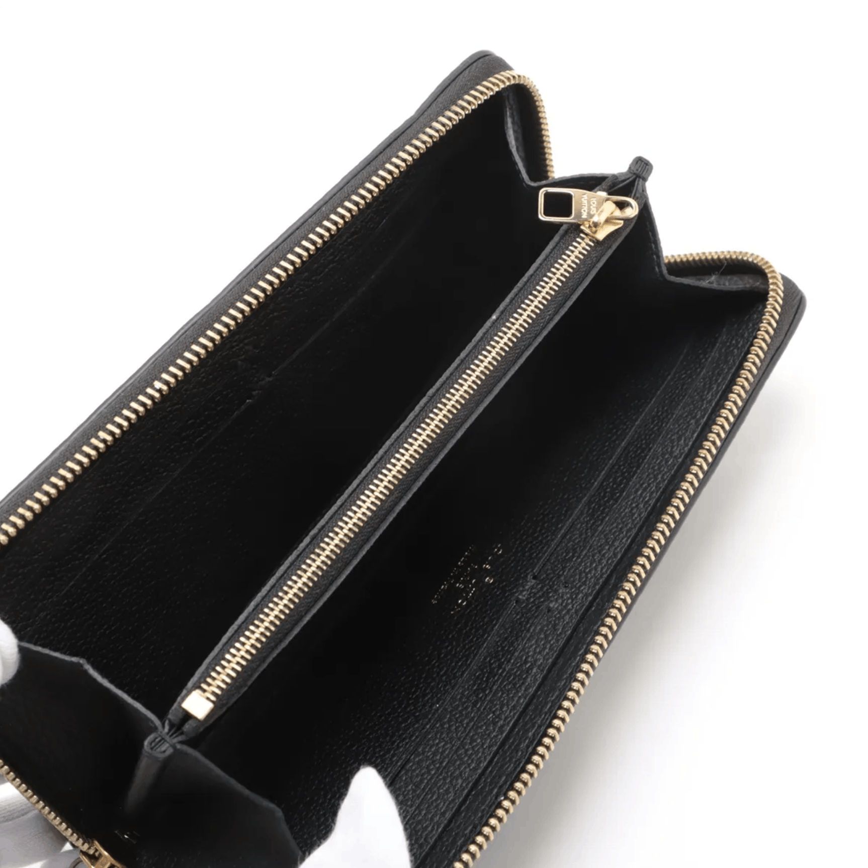 Louis Vuitton Louis Vuitton Clemence Zippy Wallet Noir, Cream Size ONE SIZE - 4 Thumbnail