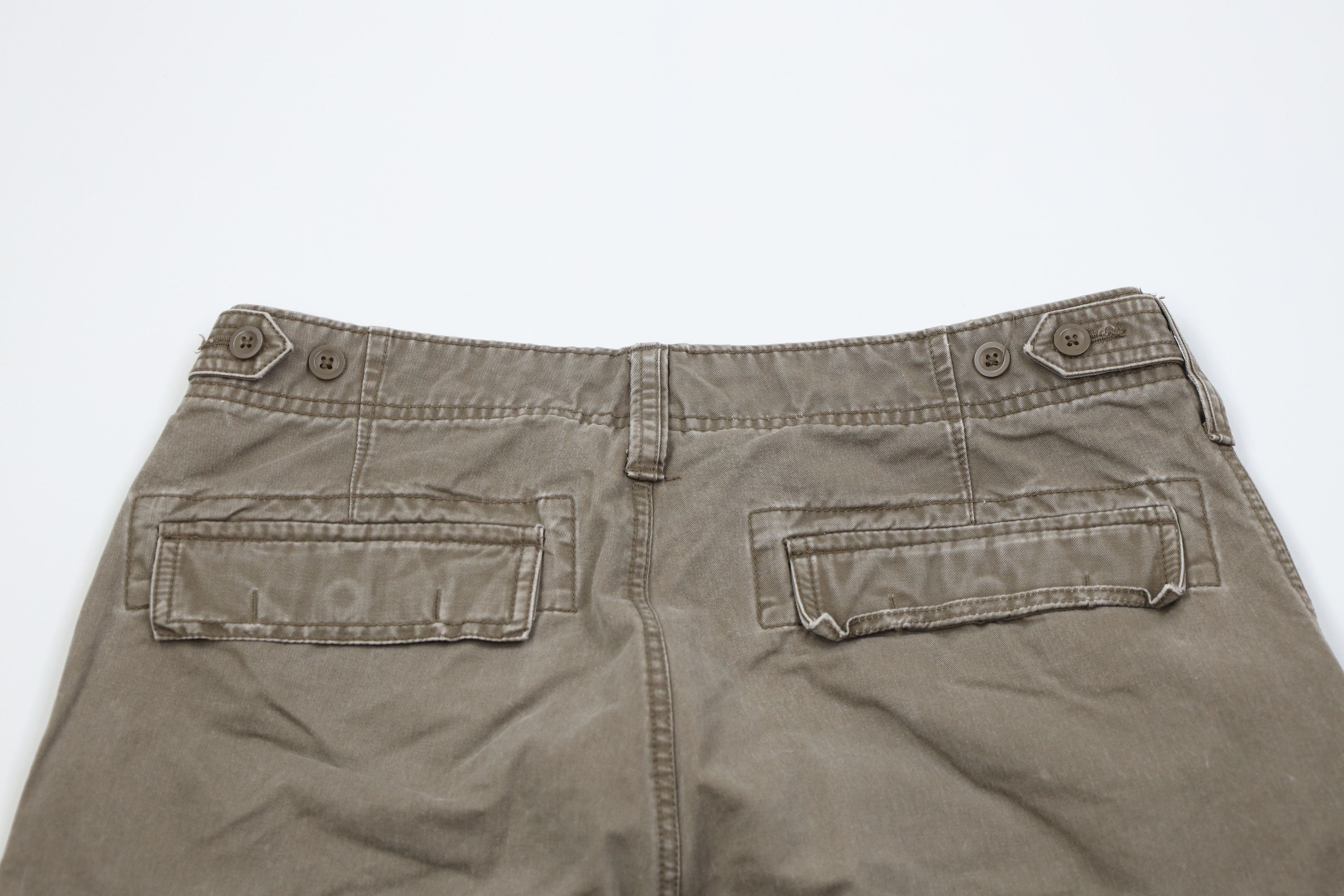 Gap Vintage 90s Y2K Gap Fit Wide Leg Cargo Pants Beige Cotton Size US 32 / EU 48 - 10 Thumbnail