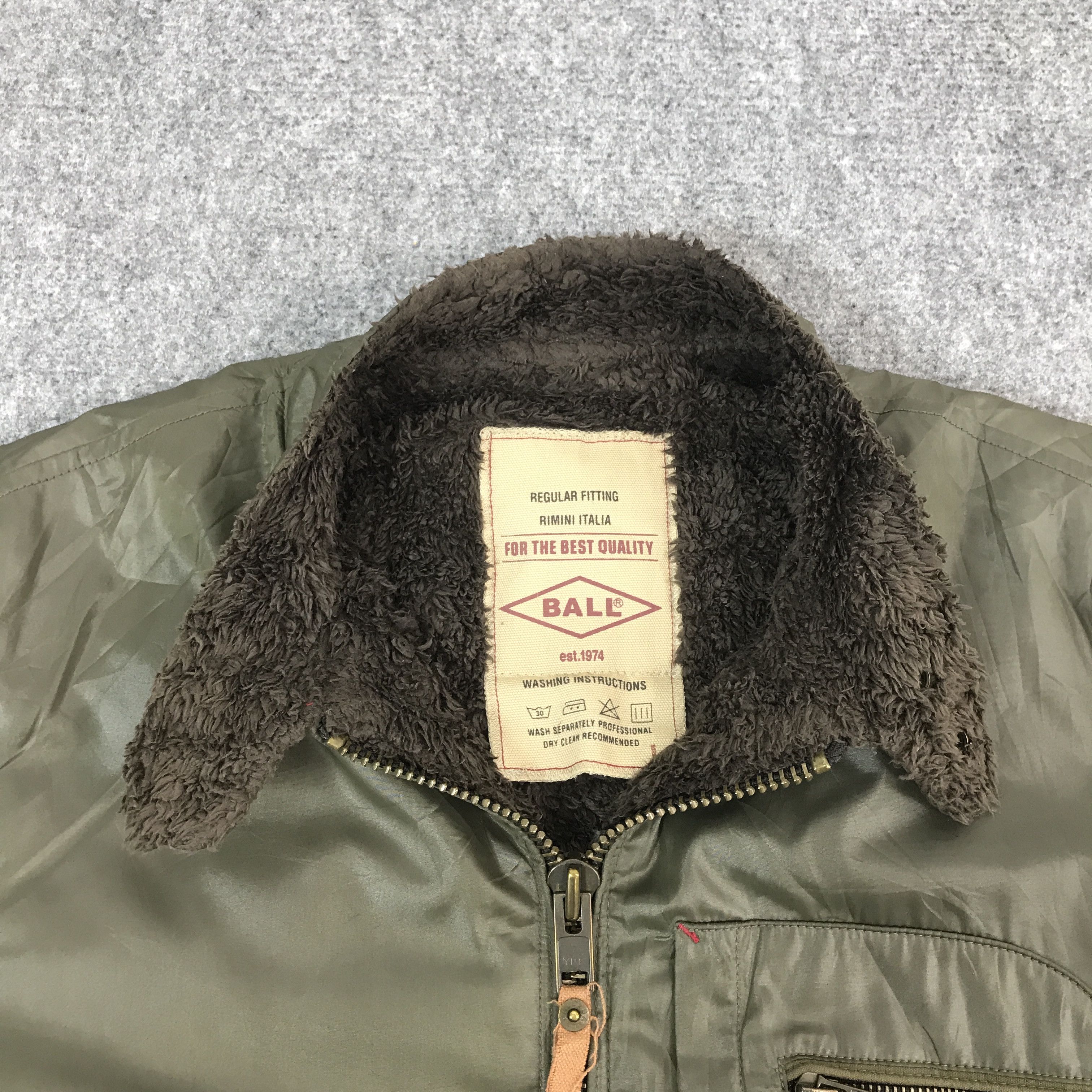 Japanese Brand Ball Fur inside Zipper Jacket Size US S / EU 44-46 / 1 - 8 Thumbnail