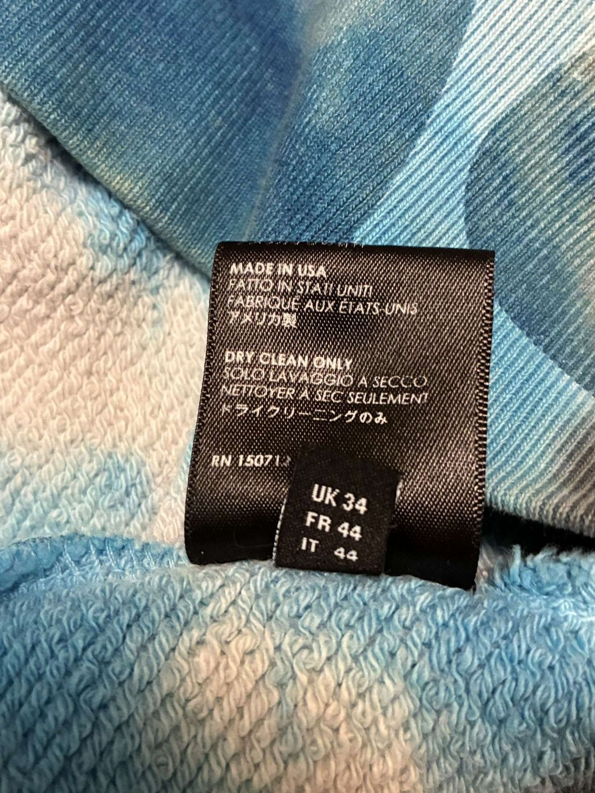 Amiri Amiri Blue Tie Dye Hoodie Size US XS / EU 42 / 0 - 6 Thumbnail