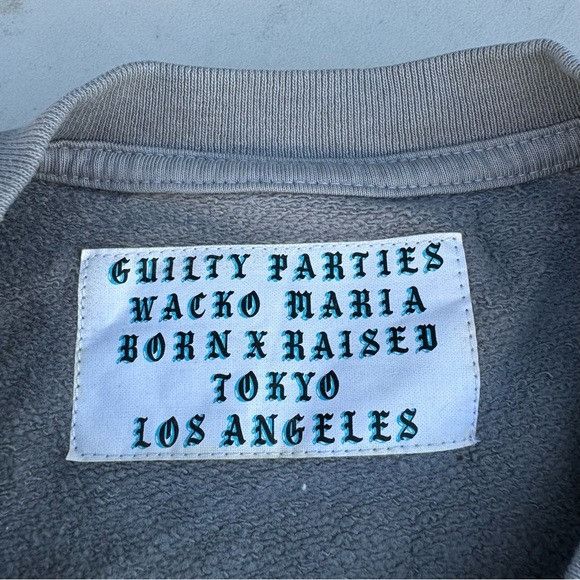 Born X Raised × Designer NEW BORN x RAISED WACKO MARÍA BOY THRON GUILTY PARTIES SWEAT Size US L / EU 52-54 / 3 - 4 Thumbnail